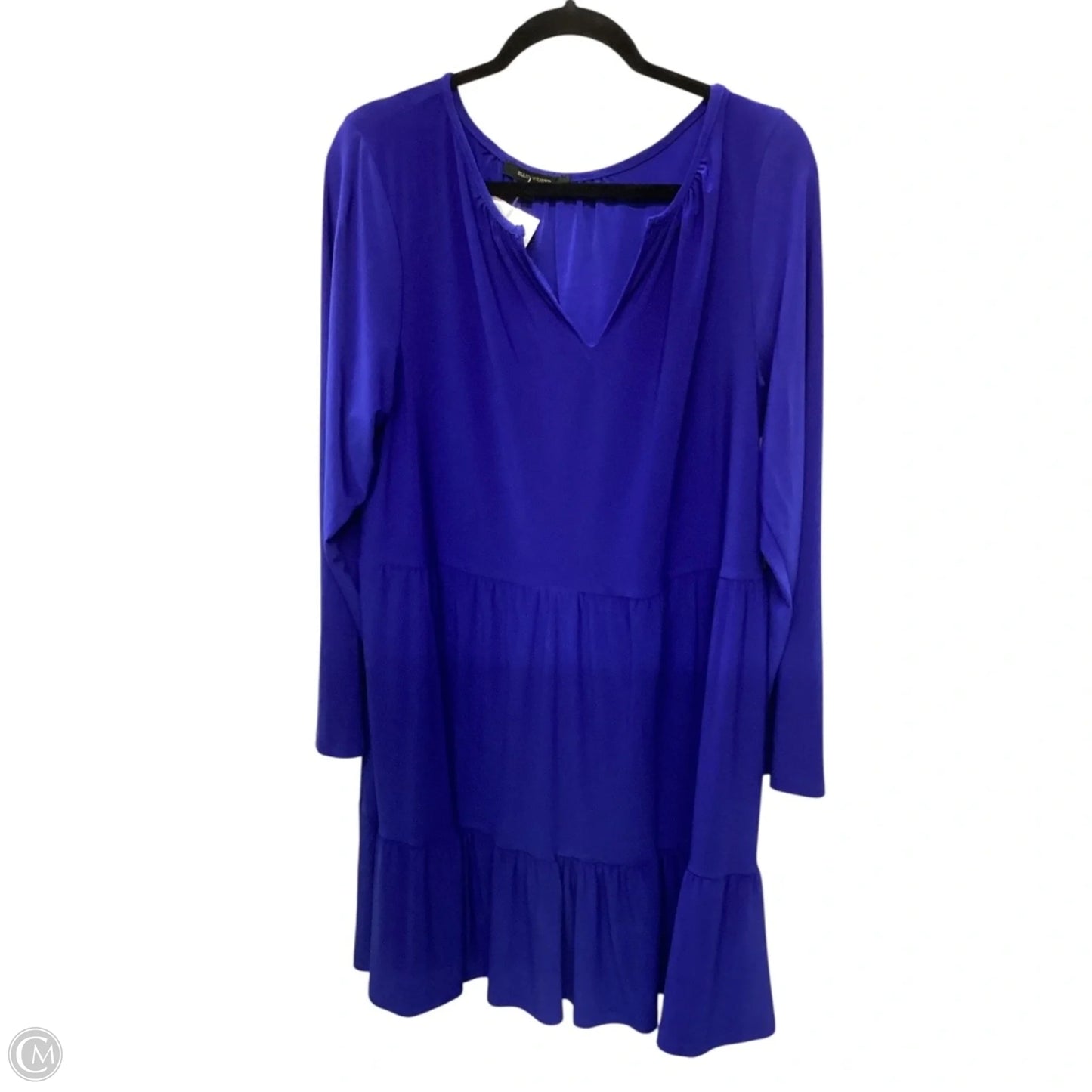 Dress Casual Midi By Clothes Mentor In Blue, Size: Xl