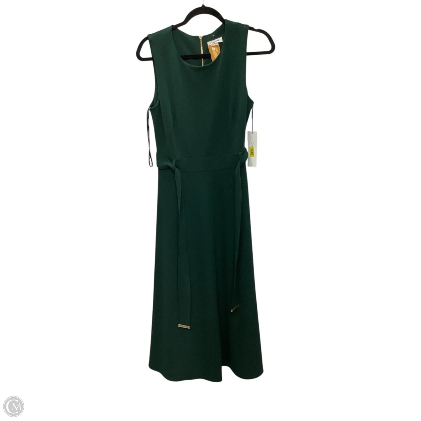 Dress Casual Maxi By Calvin Klein In Green, Size: 10