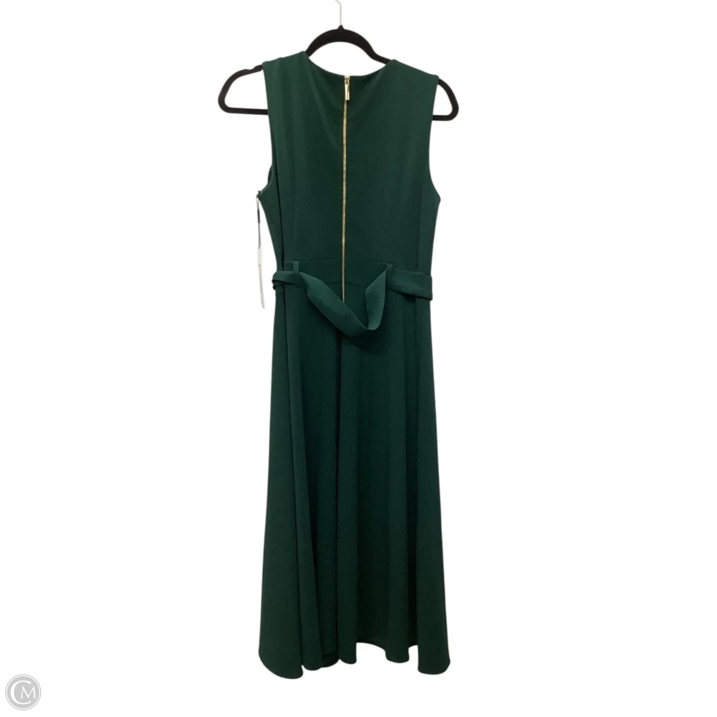 Dress Casual Maxi By Calvin Klein In Green, Size: 10