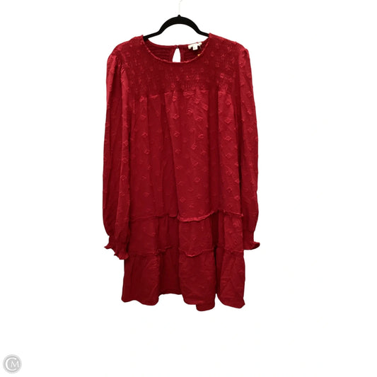 Dress Casual Midi By Umgee In Red, Size: L