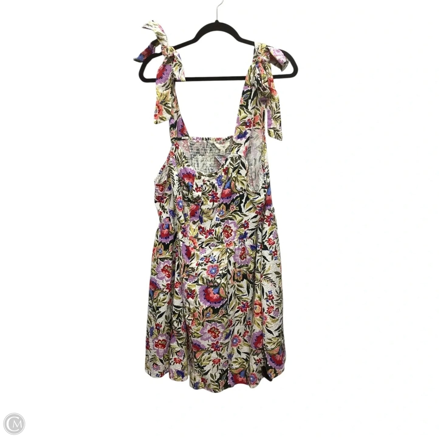 Dress Casual Short By Terra & Sky In Floral Print, Size: 1x