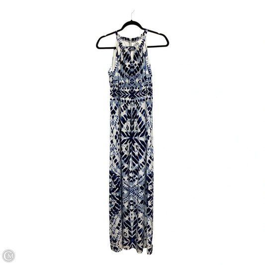 Dress Casual Maxi By Chicos In Blue, Size: 0