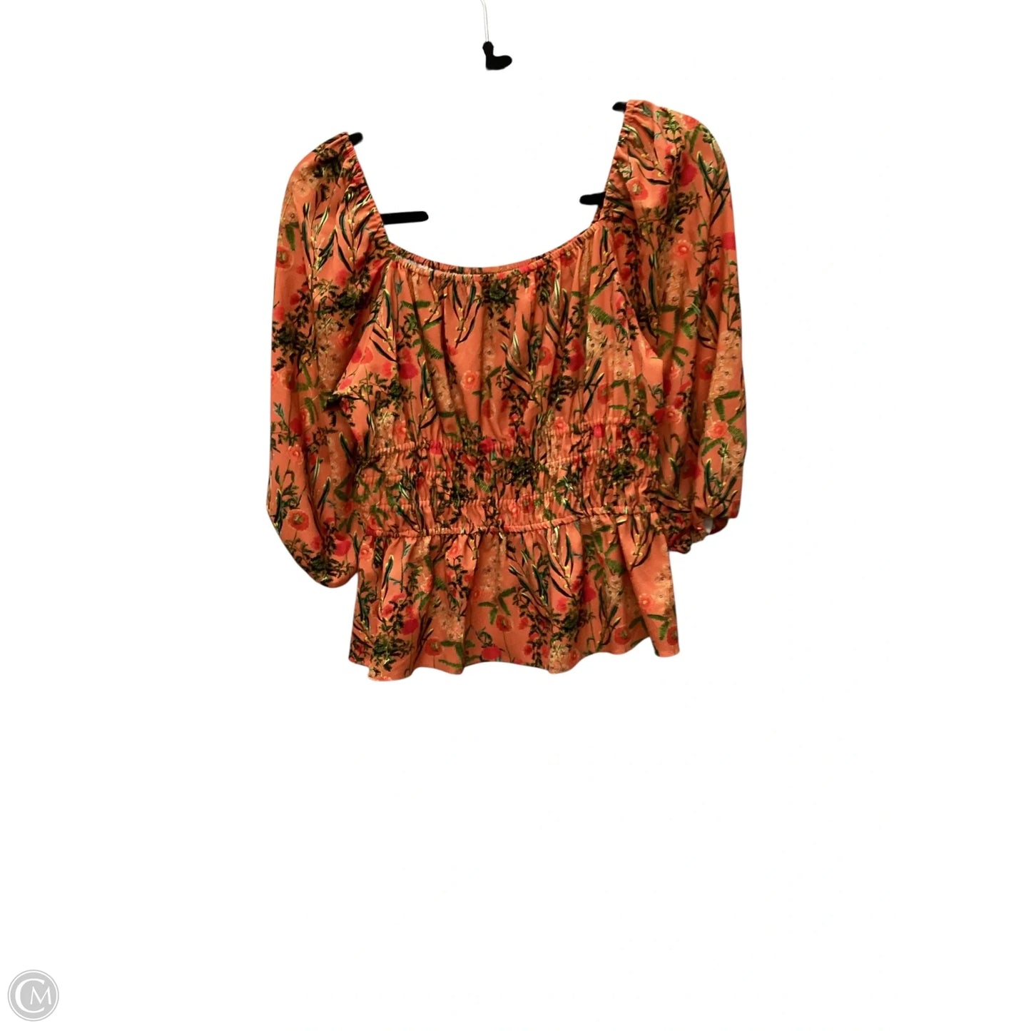Top Short Sleeve By Gianni Bini In Orange, Size: M