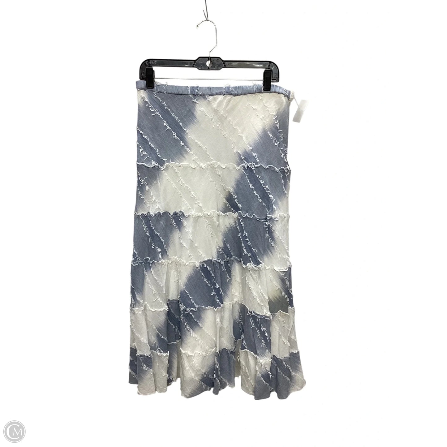 Skirt Midi By Chicos In Blue, Size: M