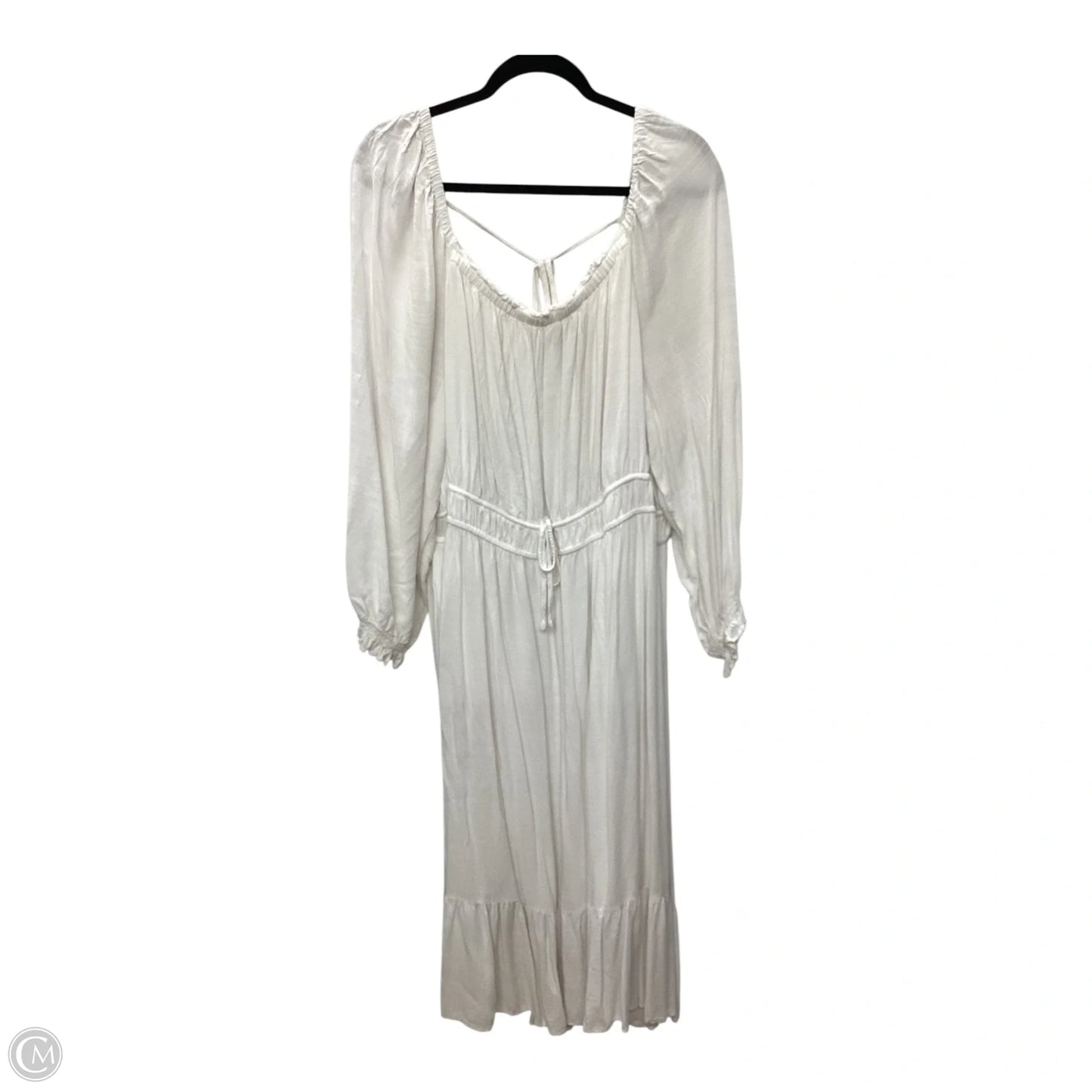 Dress Casual Maxi By Ava & Viv In White, Size: 3x