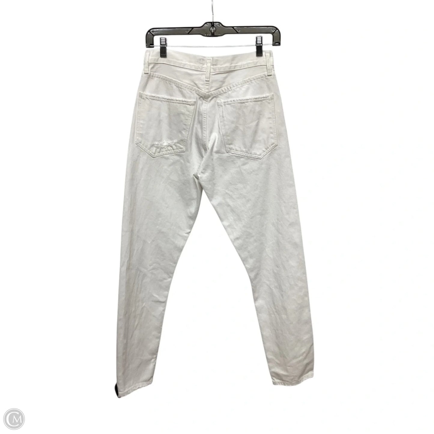 Jeans Straight By Agolde In White, Size: 26