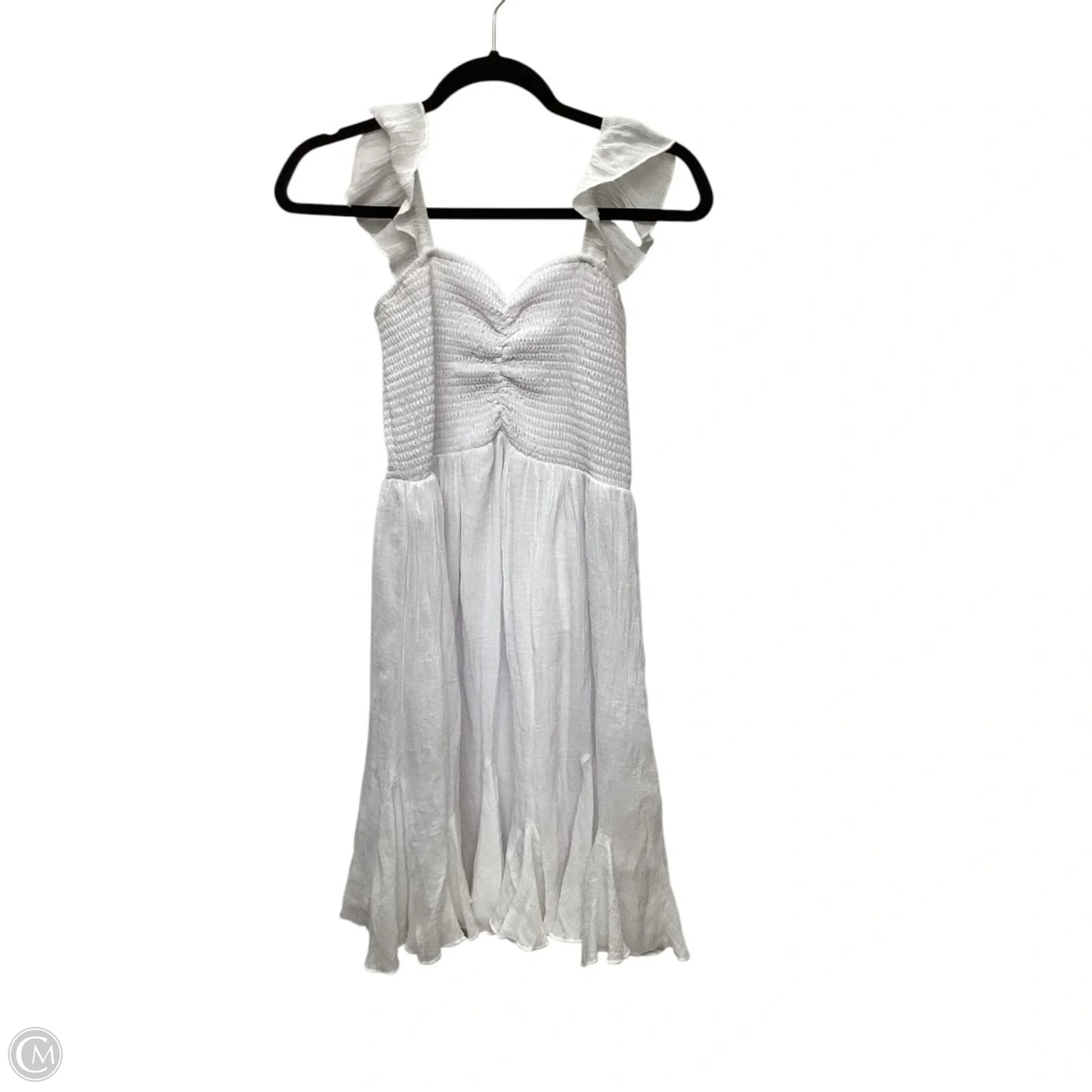 Dress Casual Midi By Clothes Mentor In White, Size: S