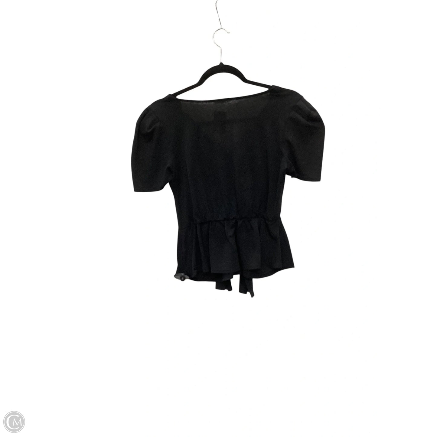 Top Short Sleeve By Mine In Black, Size: M