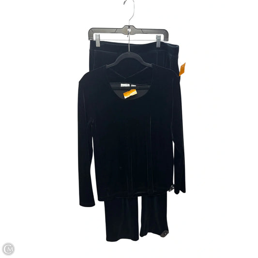 Pants Set 2pc By Chicos In Black, Size: M