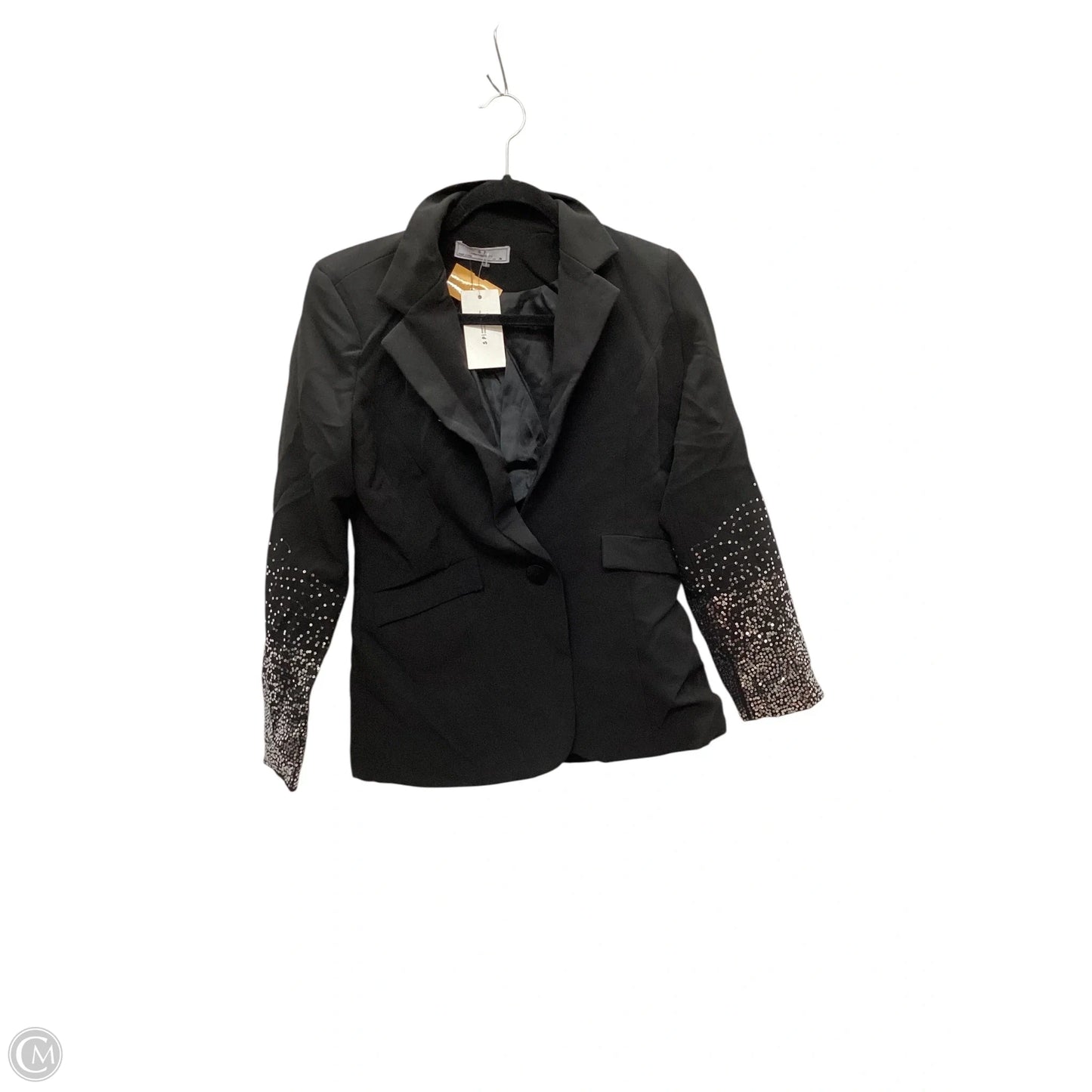 Blazer By Clothes Mentor In Black, Size: M