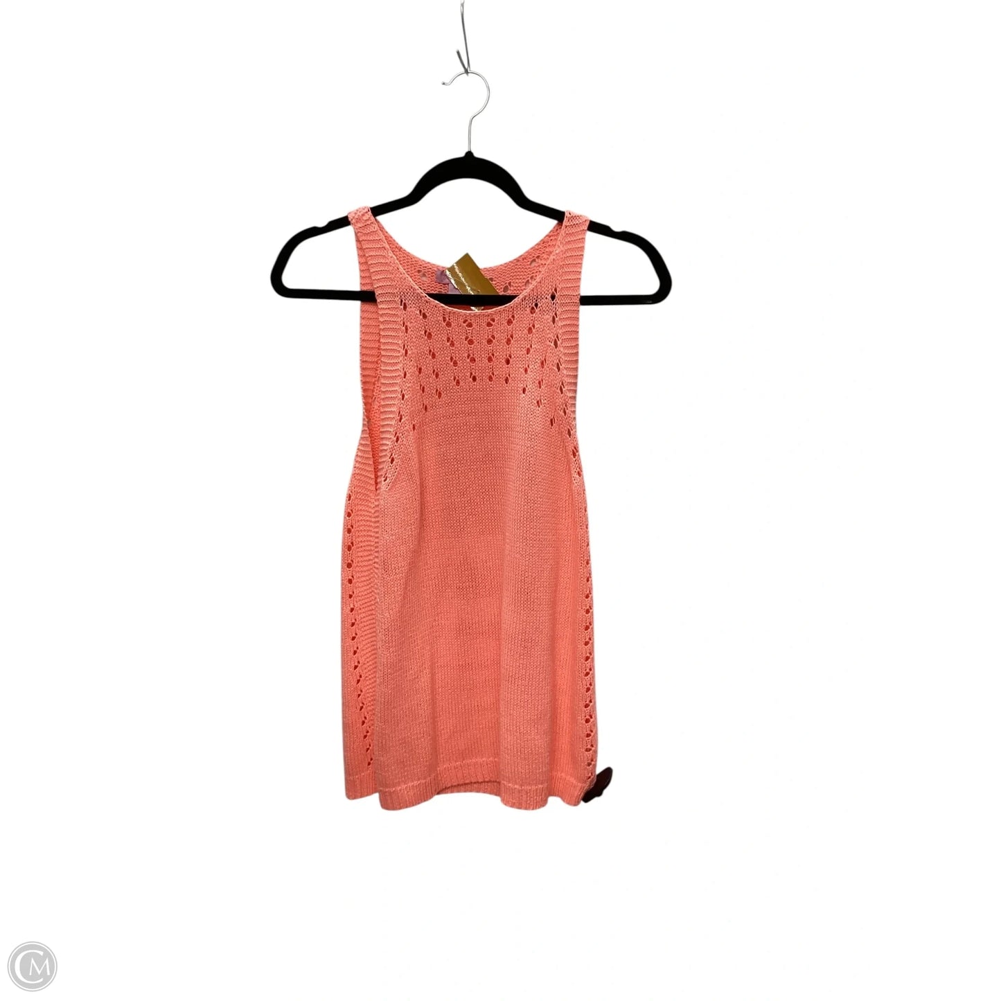 Top Sleeveless Designer By Lilly Pulitzer In Orange, Size: M