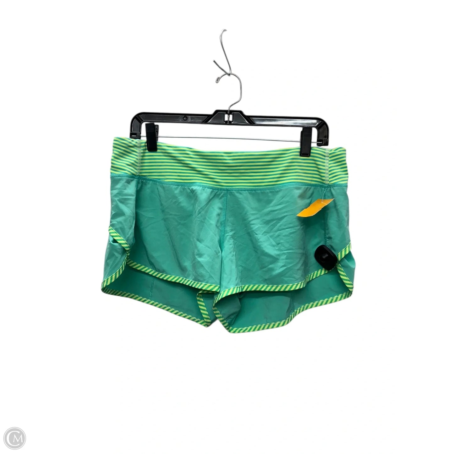 Athletic Shorts By Lululemon In Green, Size: 10
