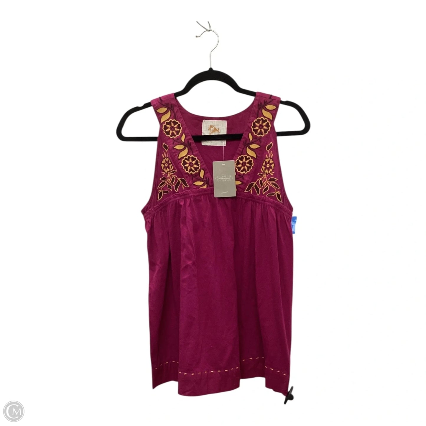 Top Sleeveless Basic By Anthropologie In Purple, Size: M