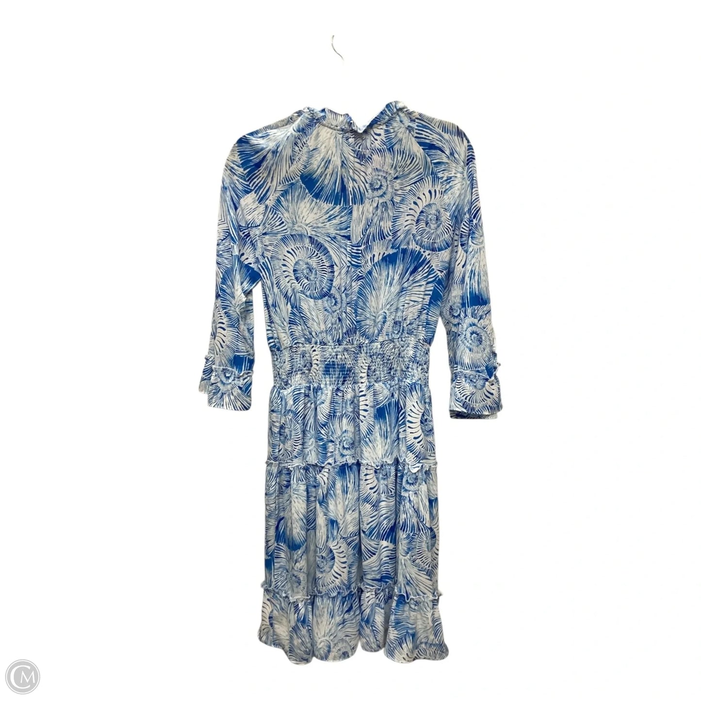 Dress Casual Maxi By Chicos In Blue, Size: 0