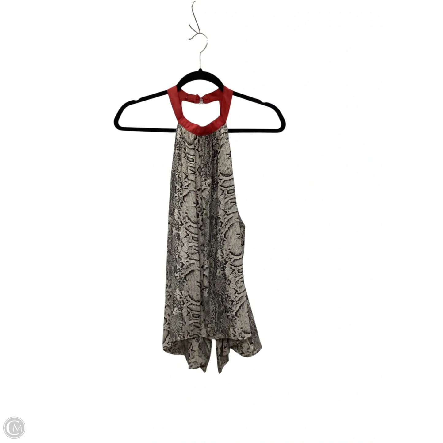 Top Sleeveless By Free People In Animal Print, Size: L