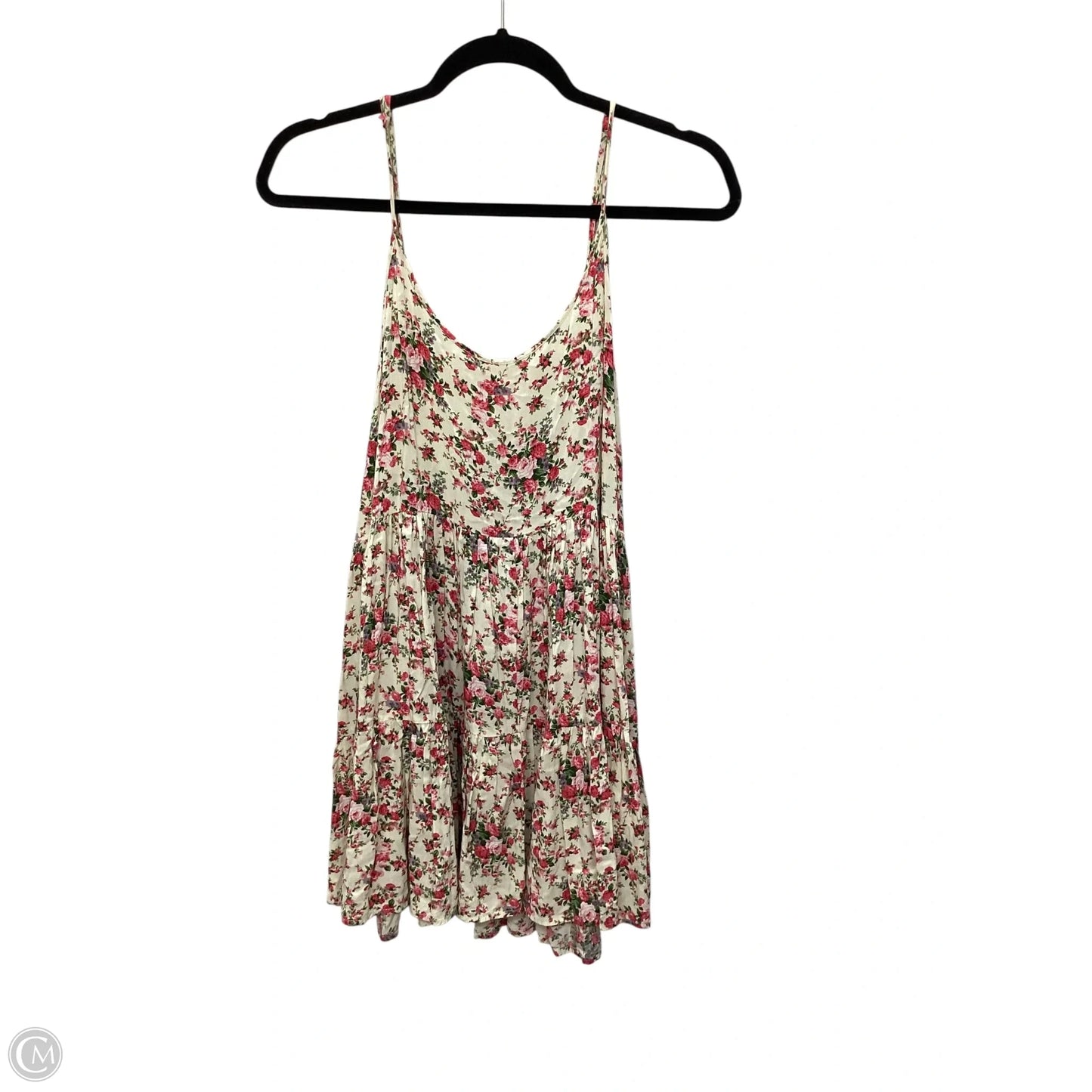 Top Sleeveless By Cecico In Floral Print, Size: L