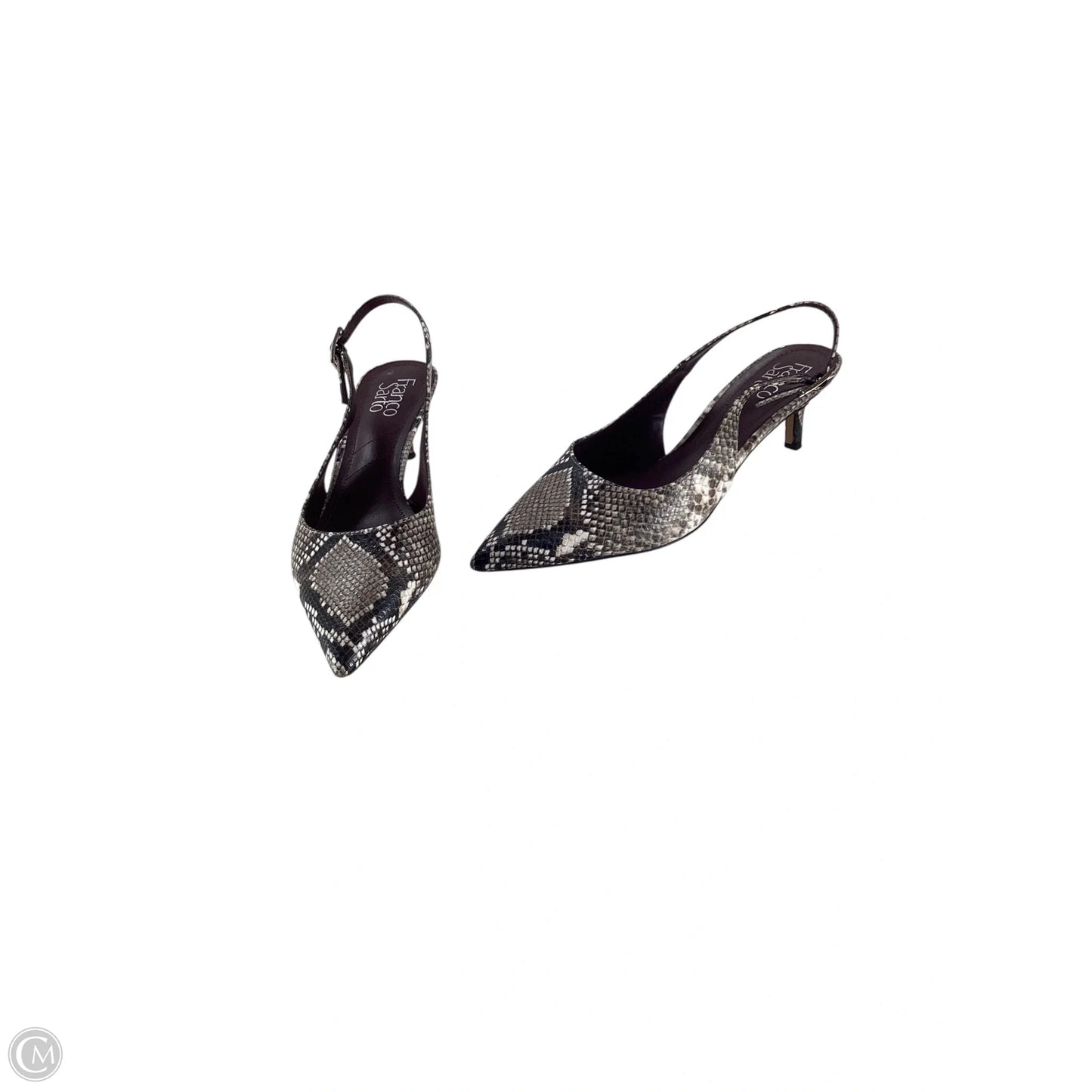 Shoes Heels Kitten By Franco Sarto In Animal Print, Size: 7