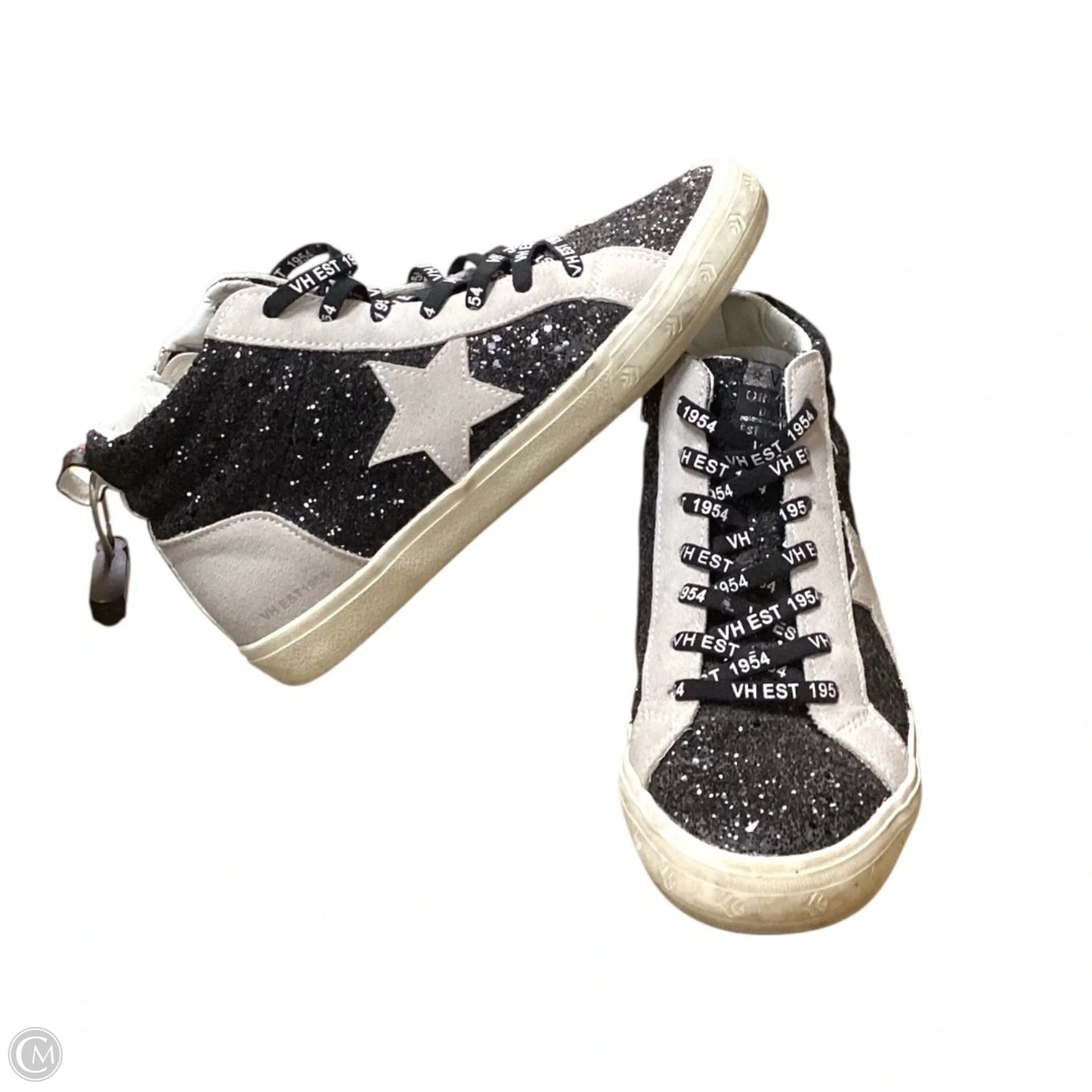 Shoes Sneakers By Vintage Havana In Black & Cream, Size: 8