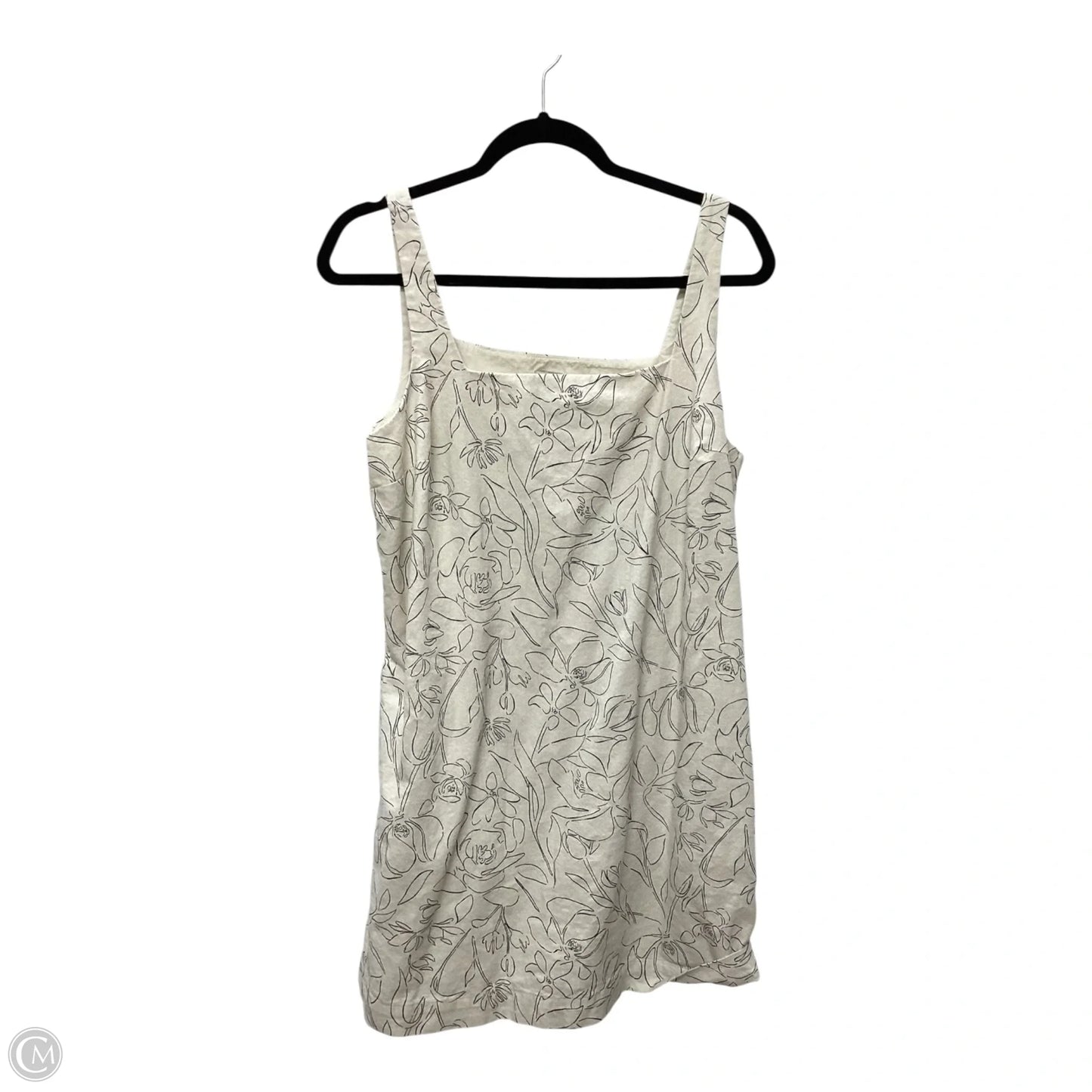 Dress Casual Midi By A New Day In Beige, Size: M