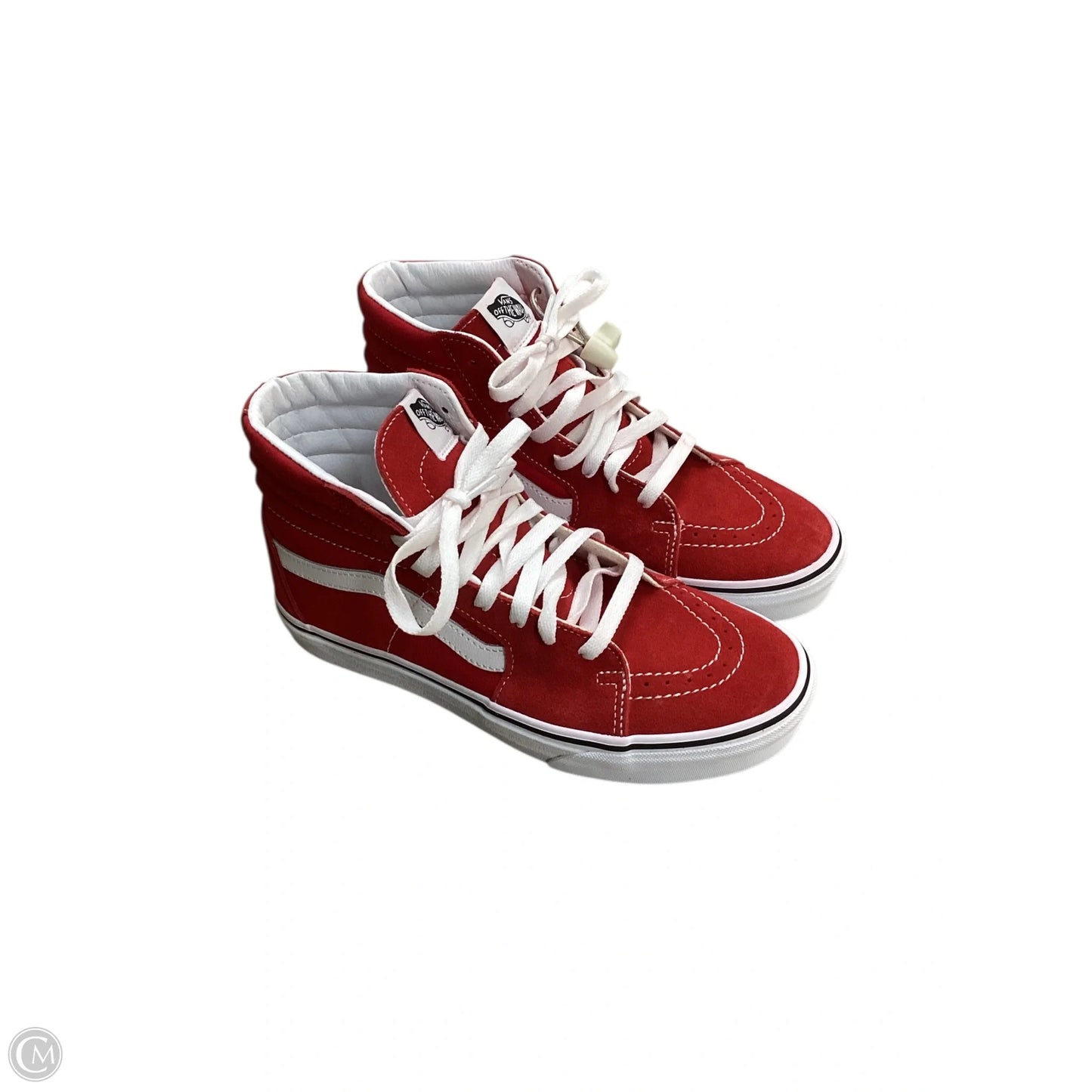 Shoes Sneakers By Vans In Red, Size: 8.5