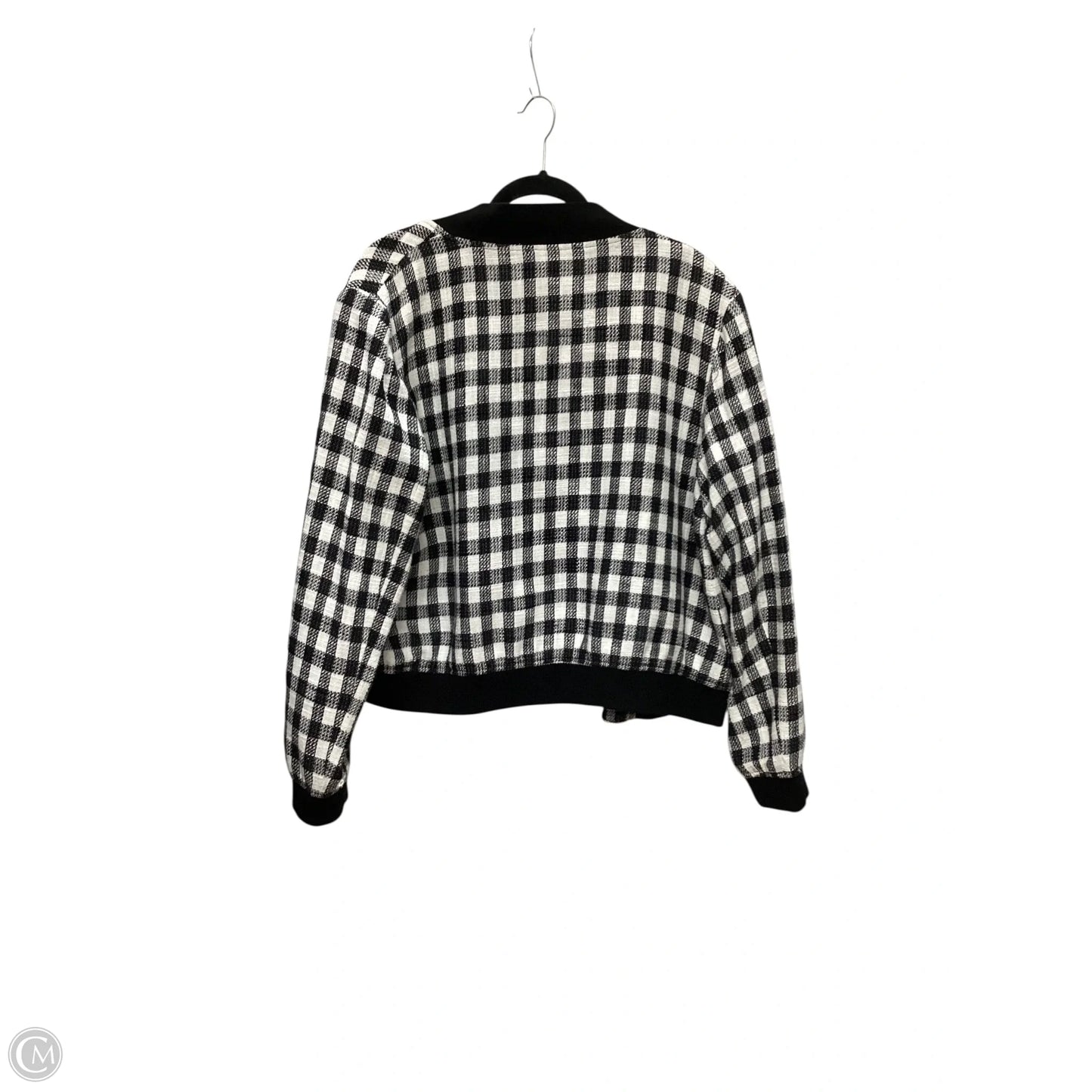 Jacket Designer By Karl Lagerfeld In Black, Size: Xl