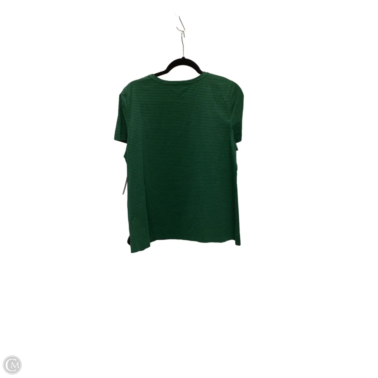 Top Short Sleeve Designer By Lafayette 148 In Green, Size: Xl