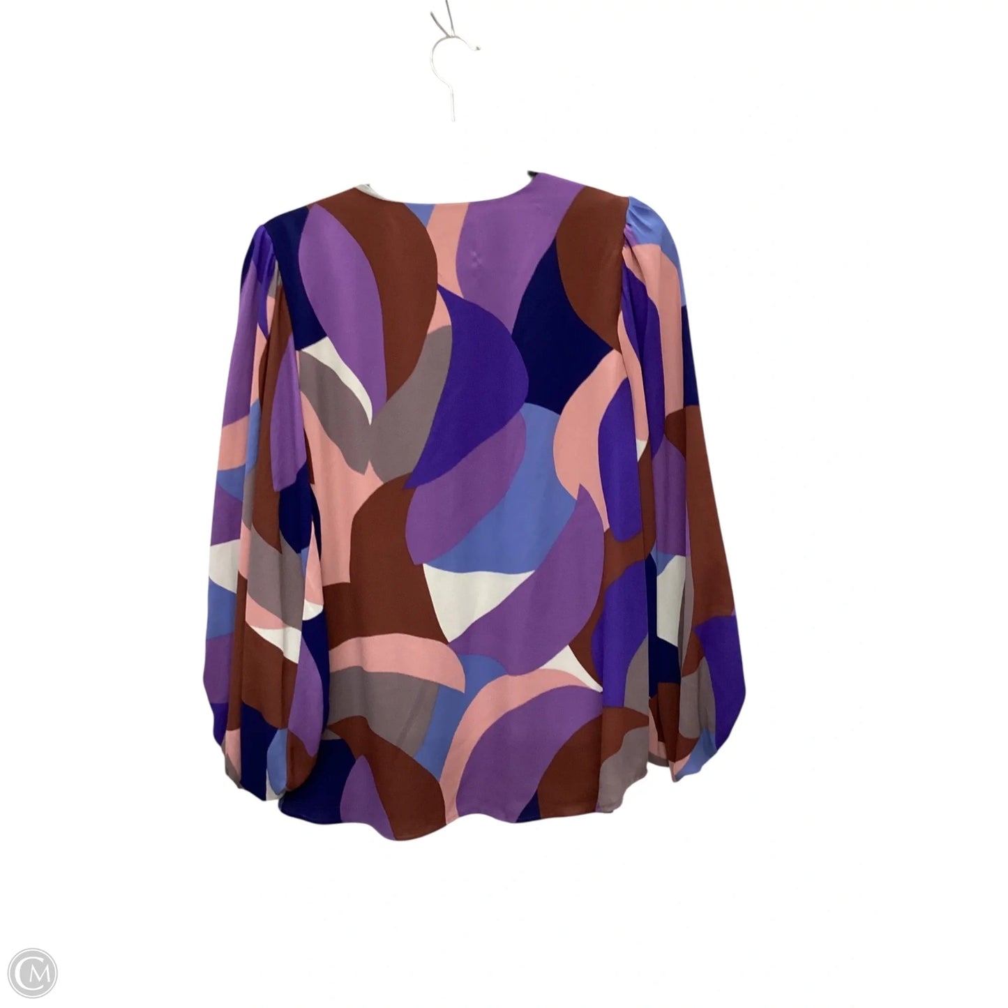 Top Long Sleeve By Adrienne In Multi-colored, Size: M