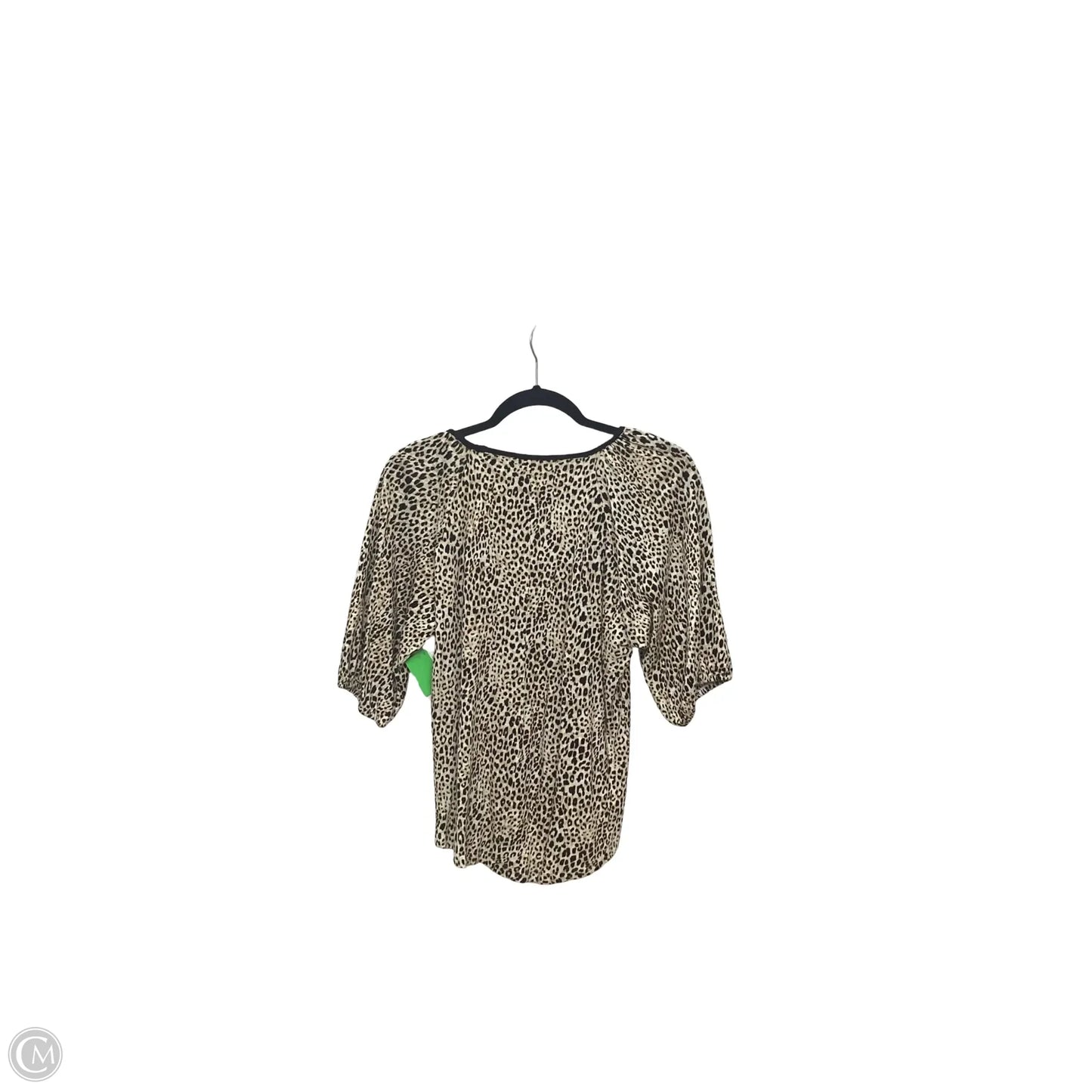 Top Short Sleeve By Chicos In Animal Print, Size: S