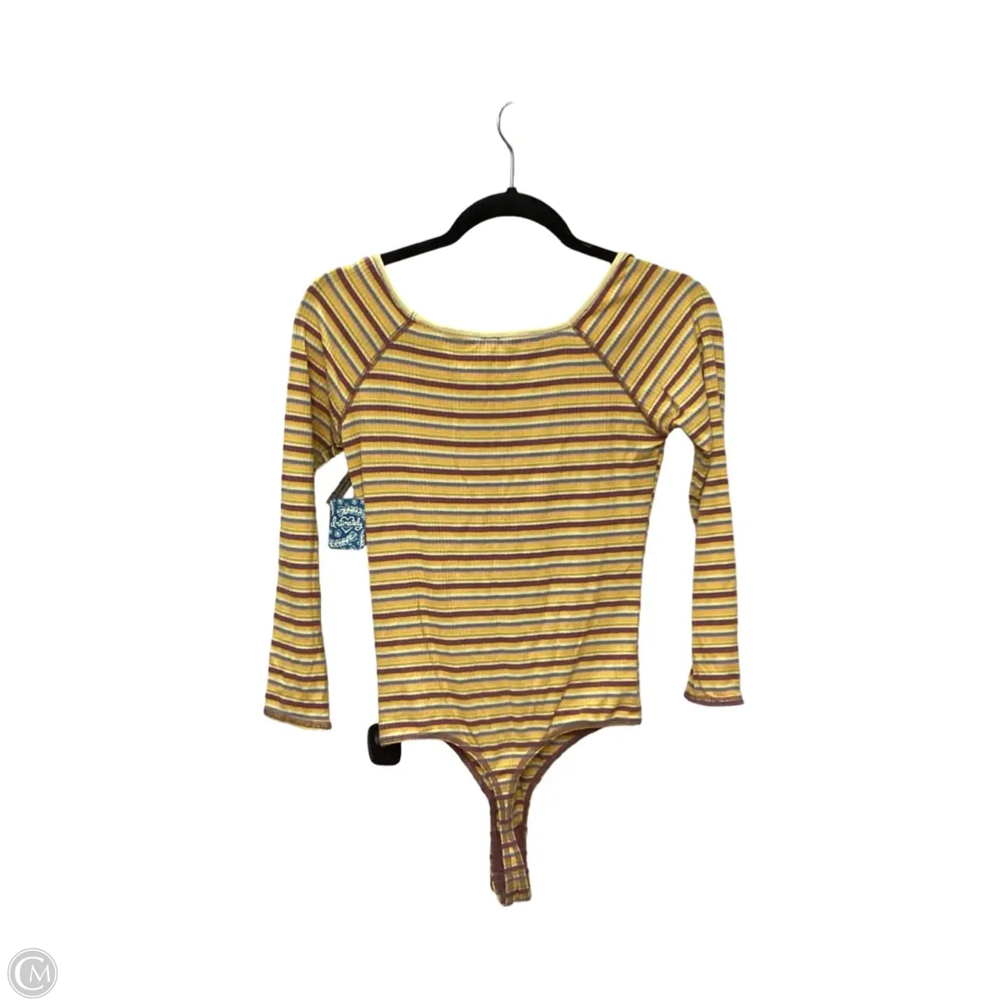 Bodysuit By Free People In Yellow, Size: M