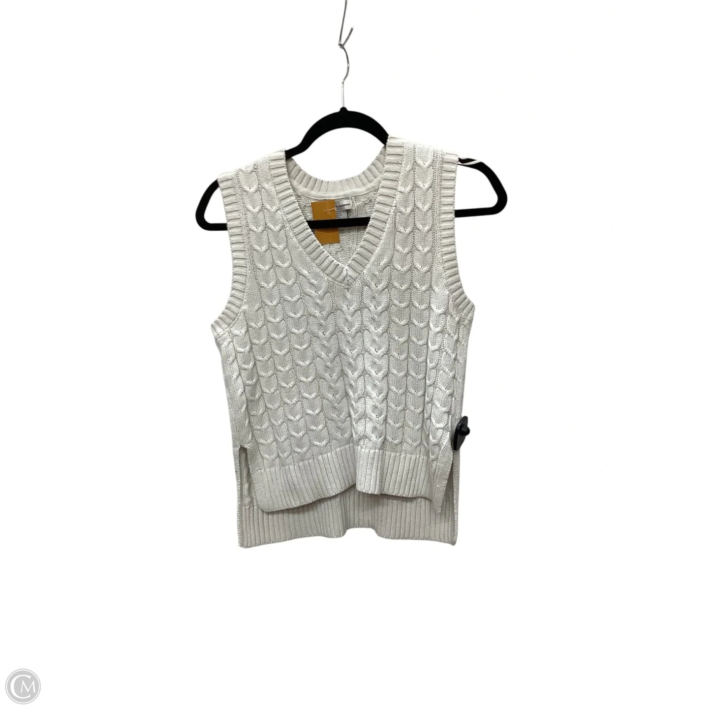 Vest Sweater By Cupcakes And Cashmere In White, Size: S
