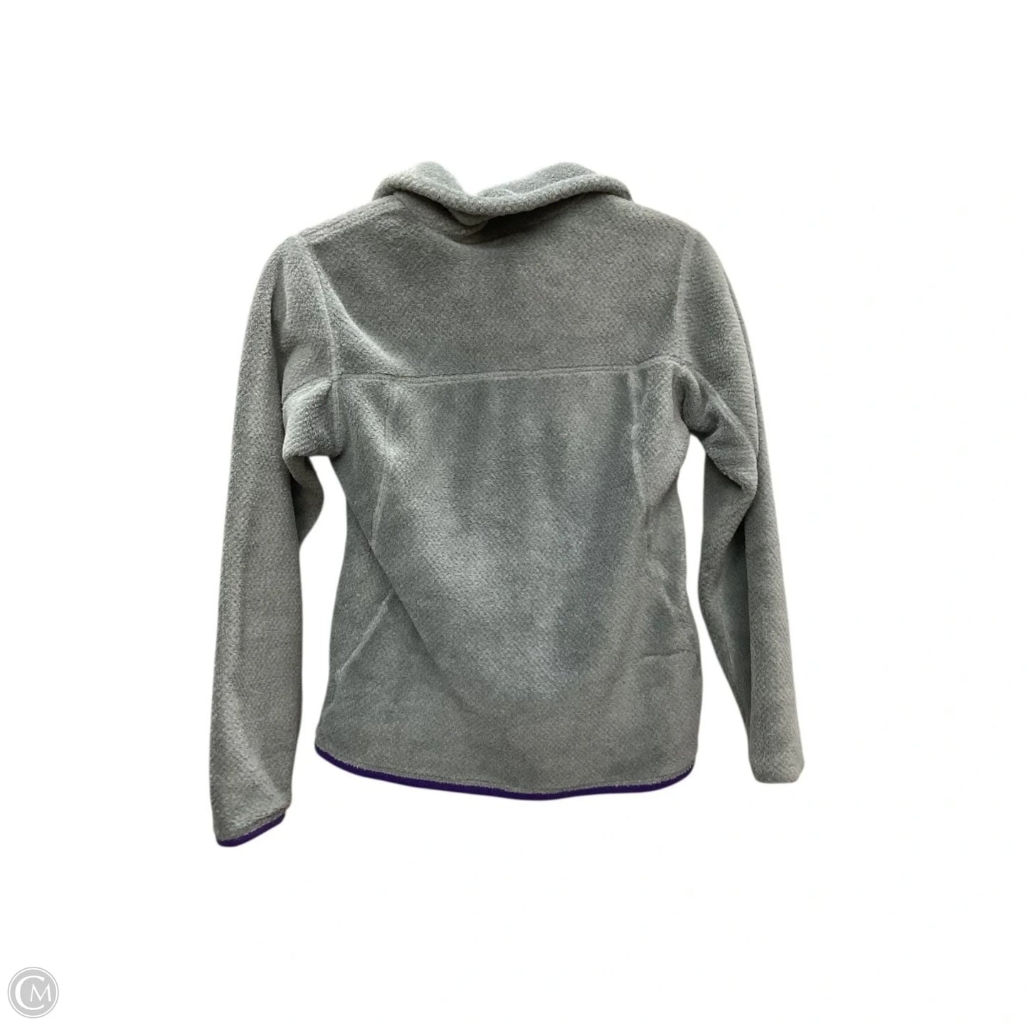 Jacket Fleece By Patagonia In Grey, Size: S