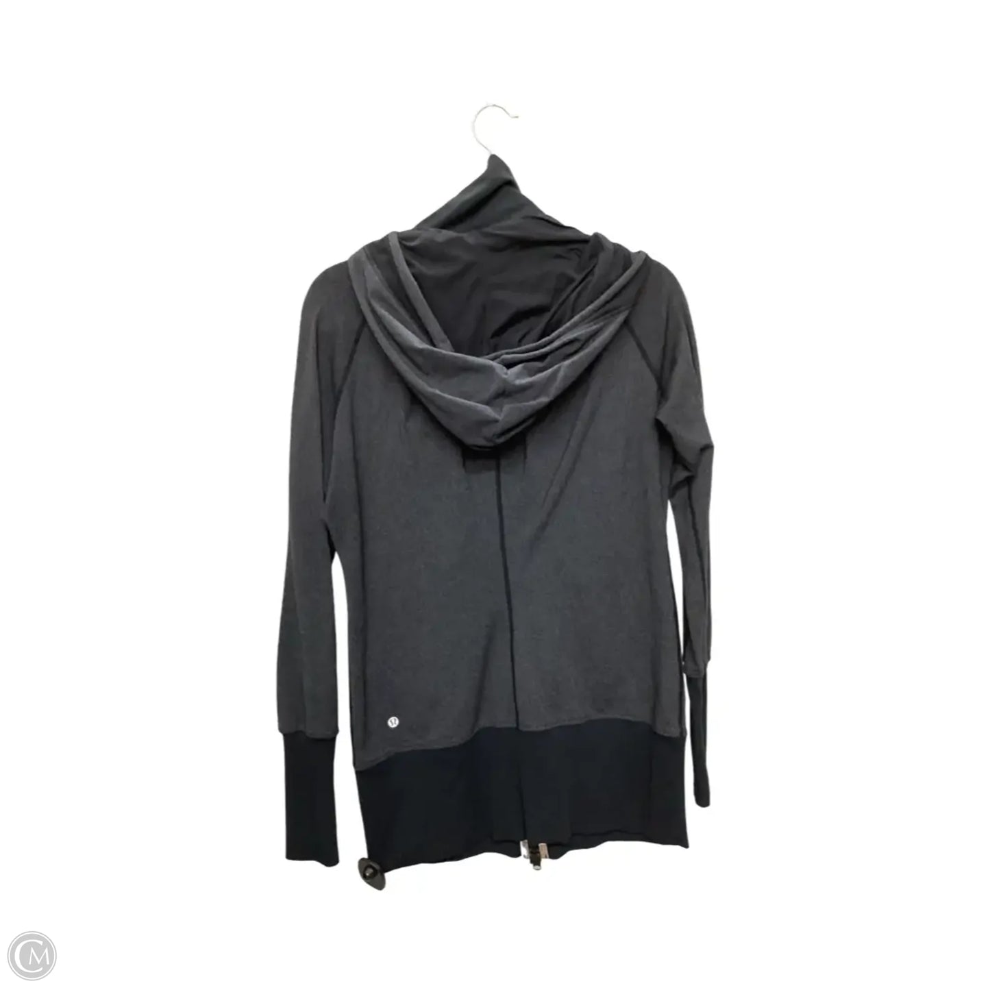 Athletic Jacket By Lululemon In Grey, Size: 10