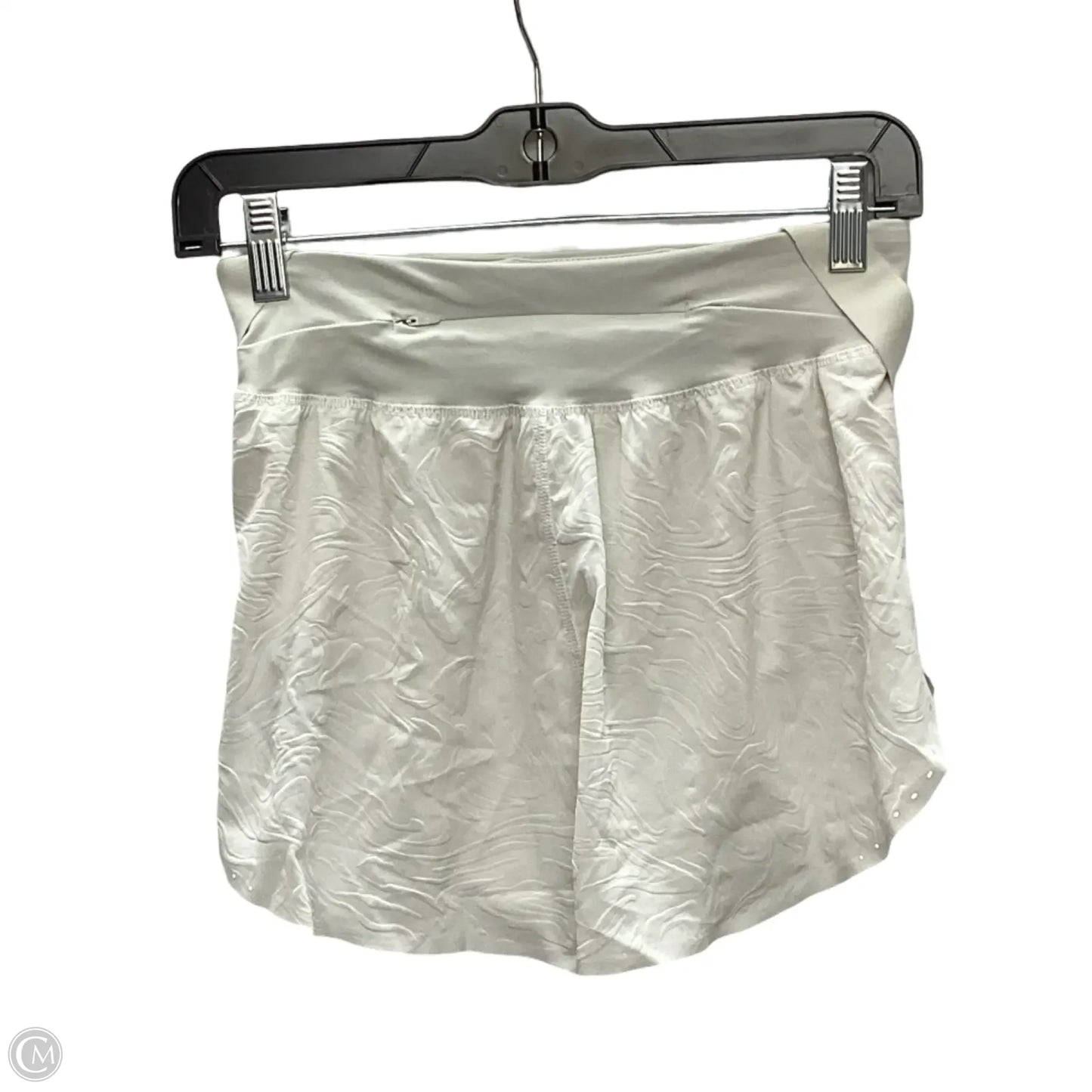 Athletic Shorts By Lululemon In Cream, Size: 2