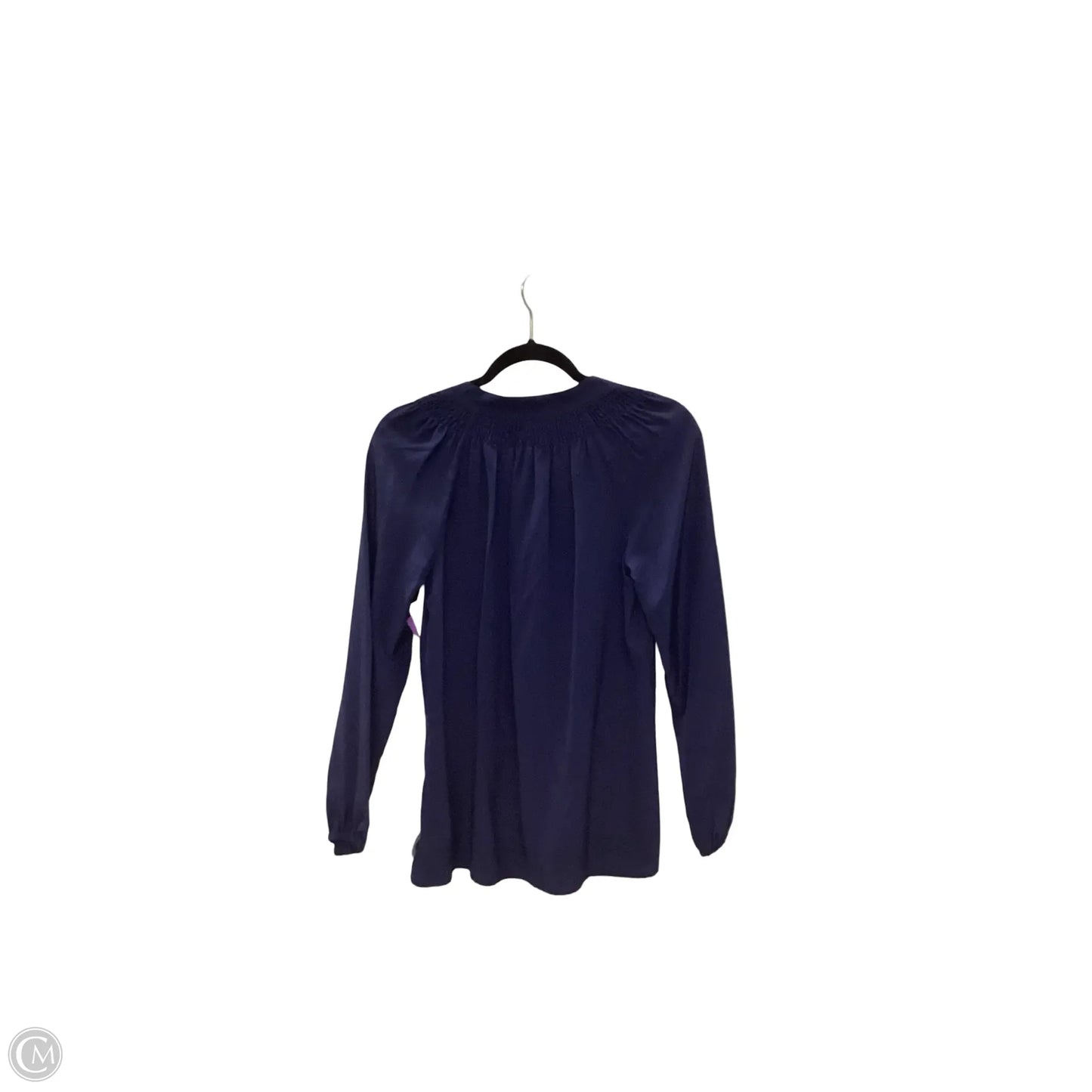 Blouse Designer By Lilly Pulitzer In Navy, Size: S