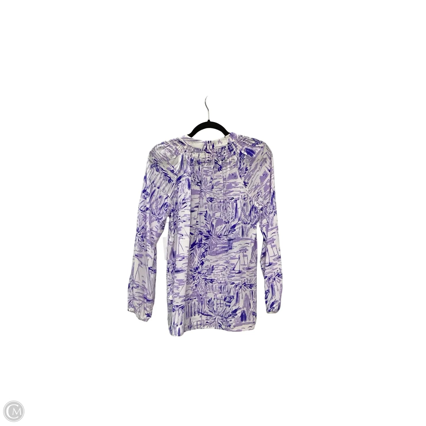 Blouse Designer By Lilly Pulitzer In Purple, Size: S