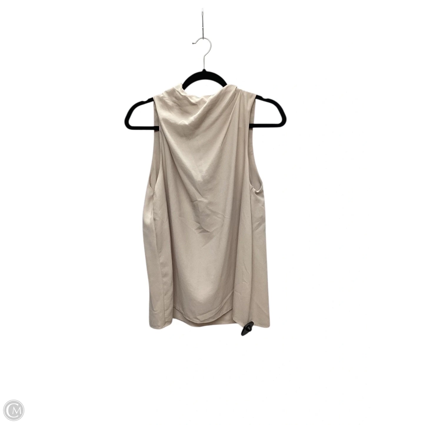 Blouse Sleeveless By Entro In Tan, Size: S