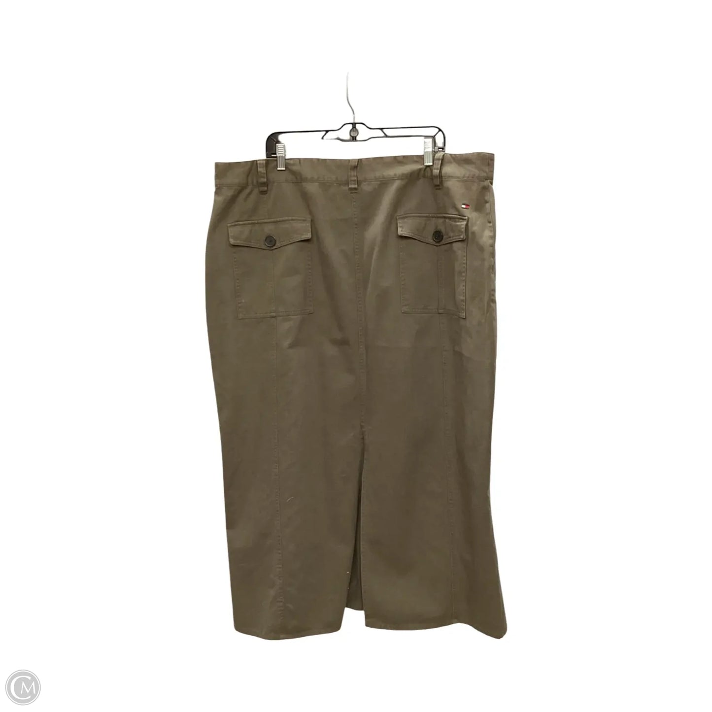 Skirt Midi By Tommy Hilfiger In Brown, Size: 3x