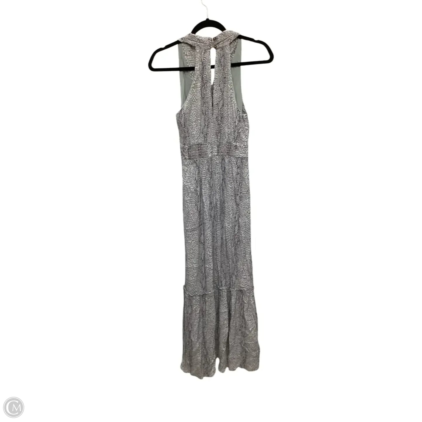 Dress Casual Midi By Anthropologie In Grey, Size: 6