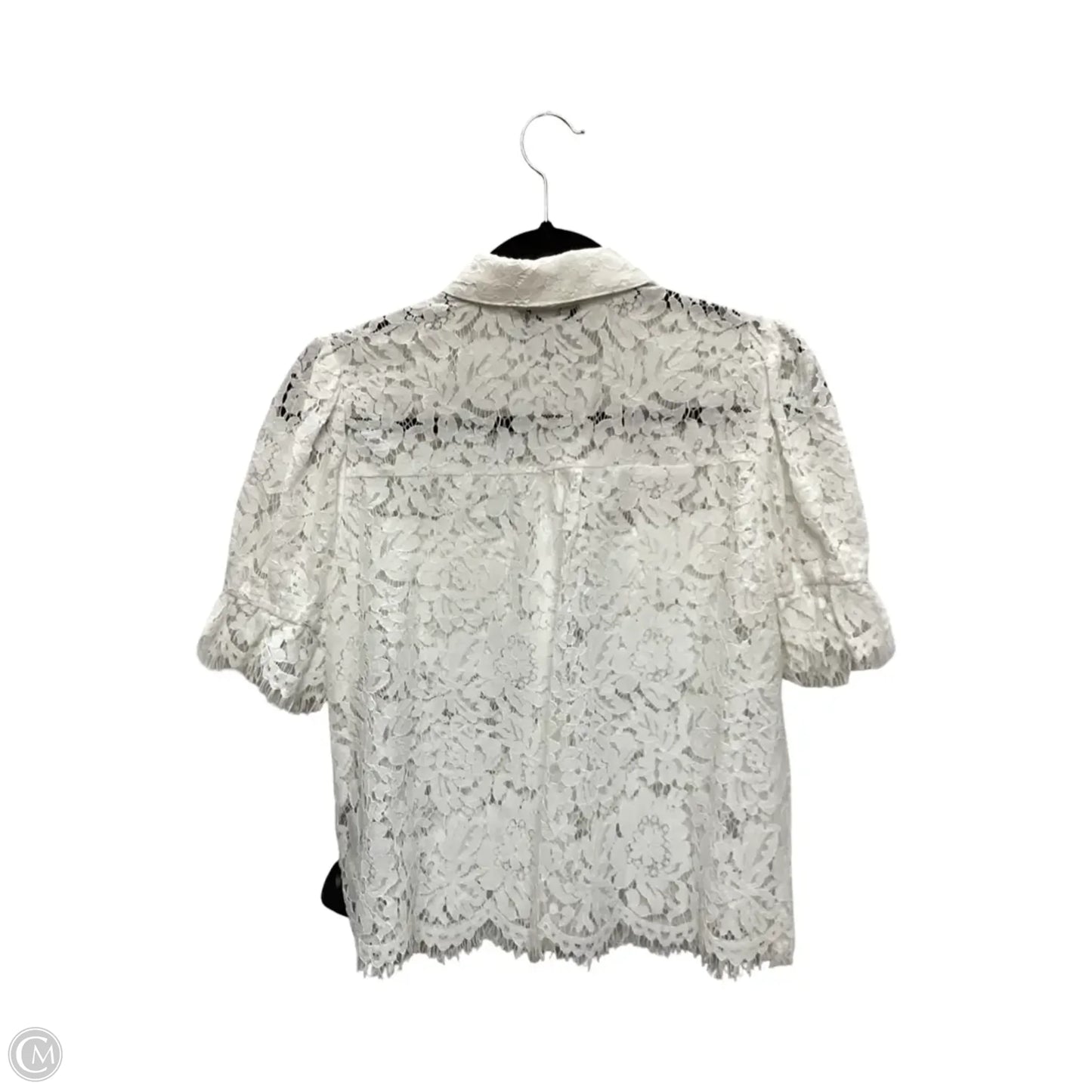 Blouse Designer By Jason Wu In White, Size: S