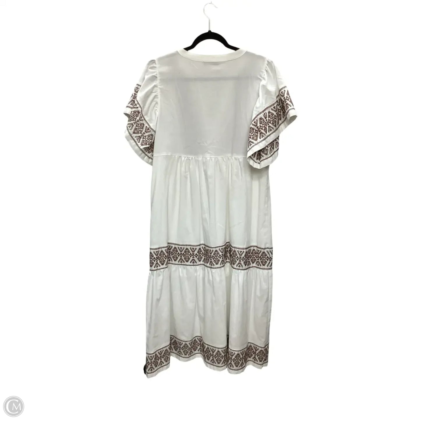 Dress Casual Maxi By See And Be Seen In White, Size: L