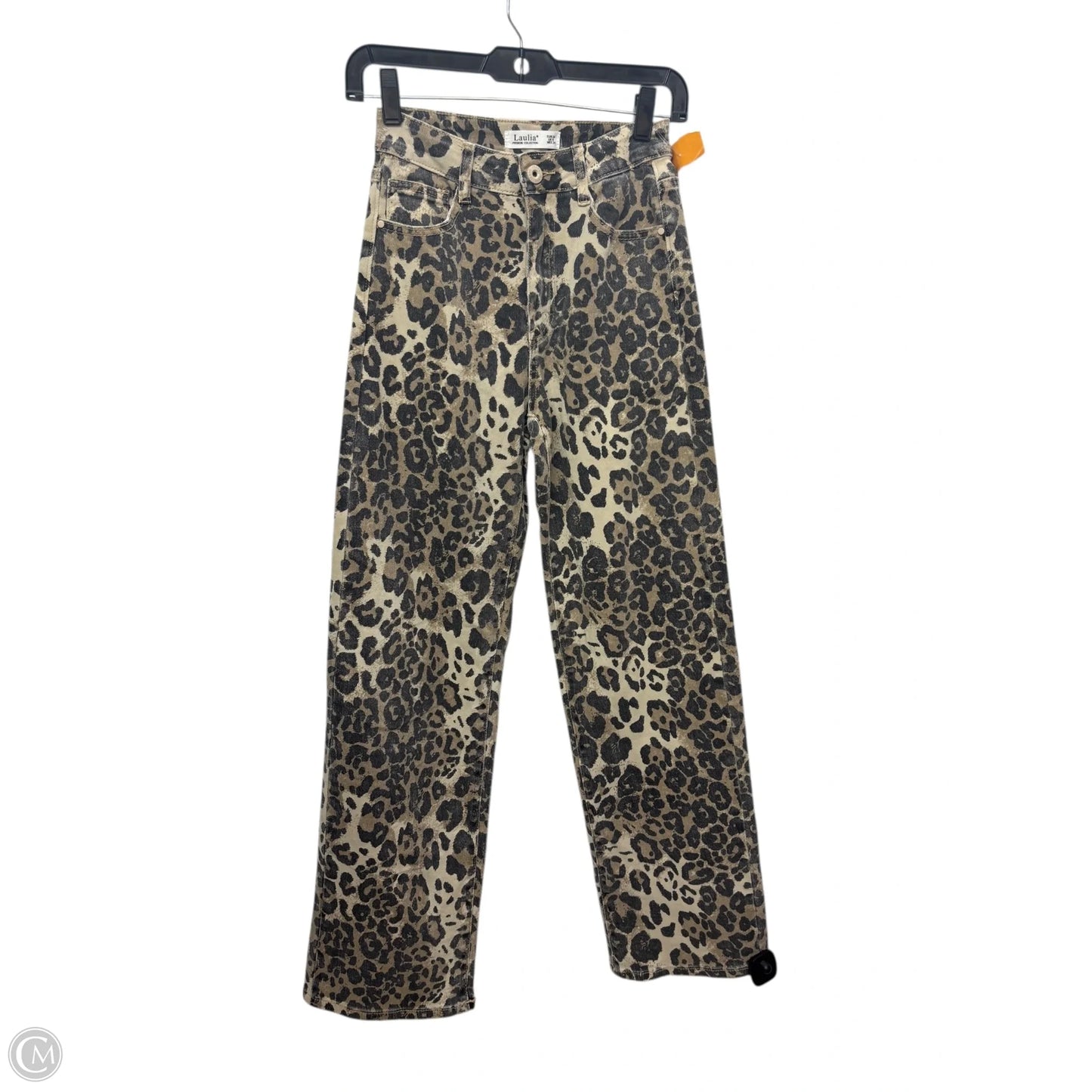 Jeans Wide Leg By Clothes Mentor In Animal Print, Size: Xs