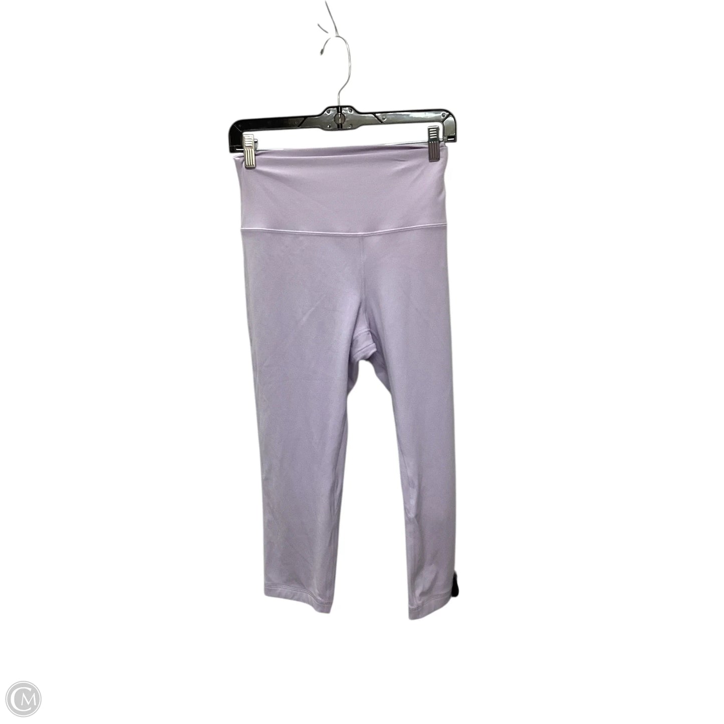 Athletic Capris By Lululemon In Purple, Size: 12
