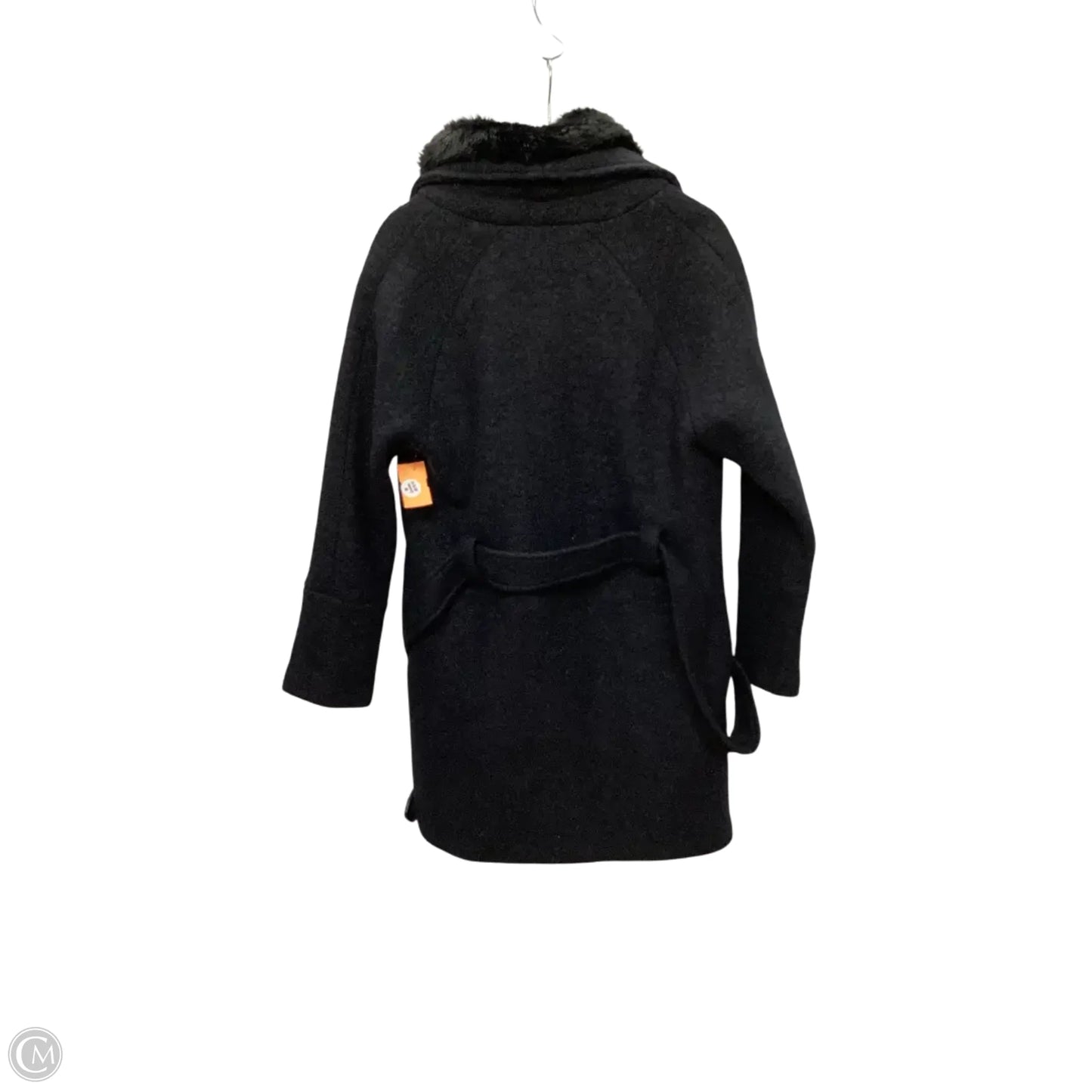 Coat Faux Fur & Sherpa By Christian Siriano In Black, Size: S