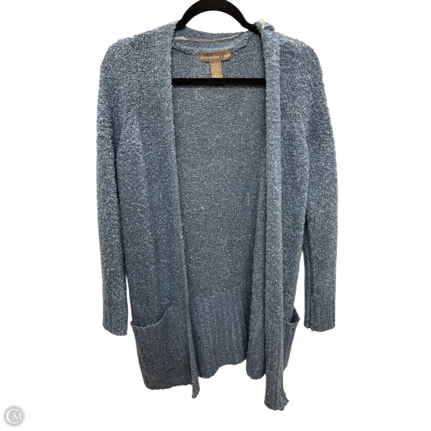 Sweater Cardigan By Clothes Mentor In Blue, Size: M