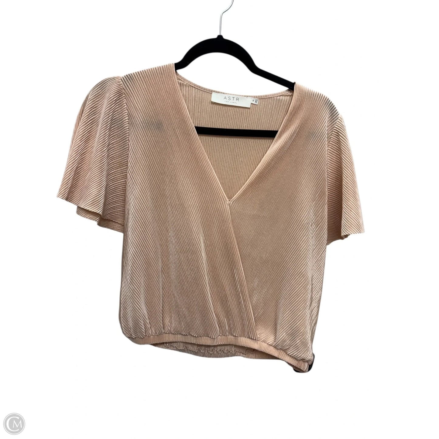 Top Short Sleeve By Astr In Pink, Size: M
