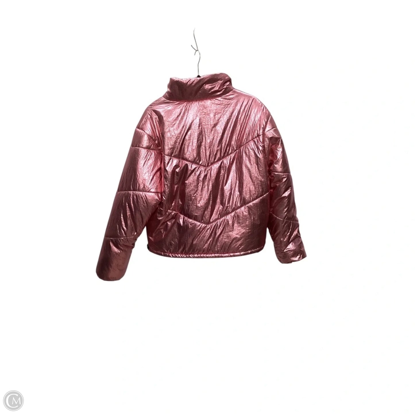 Coat Puffer & Quilted By Clothes Mentor In Pink, Size: L