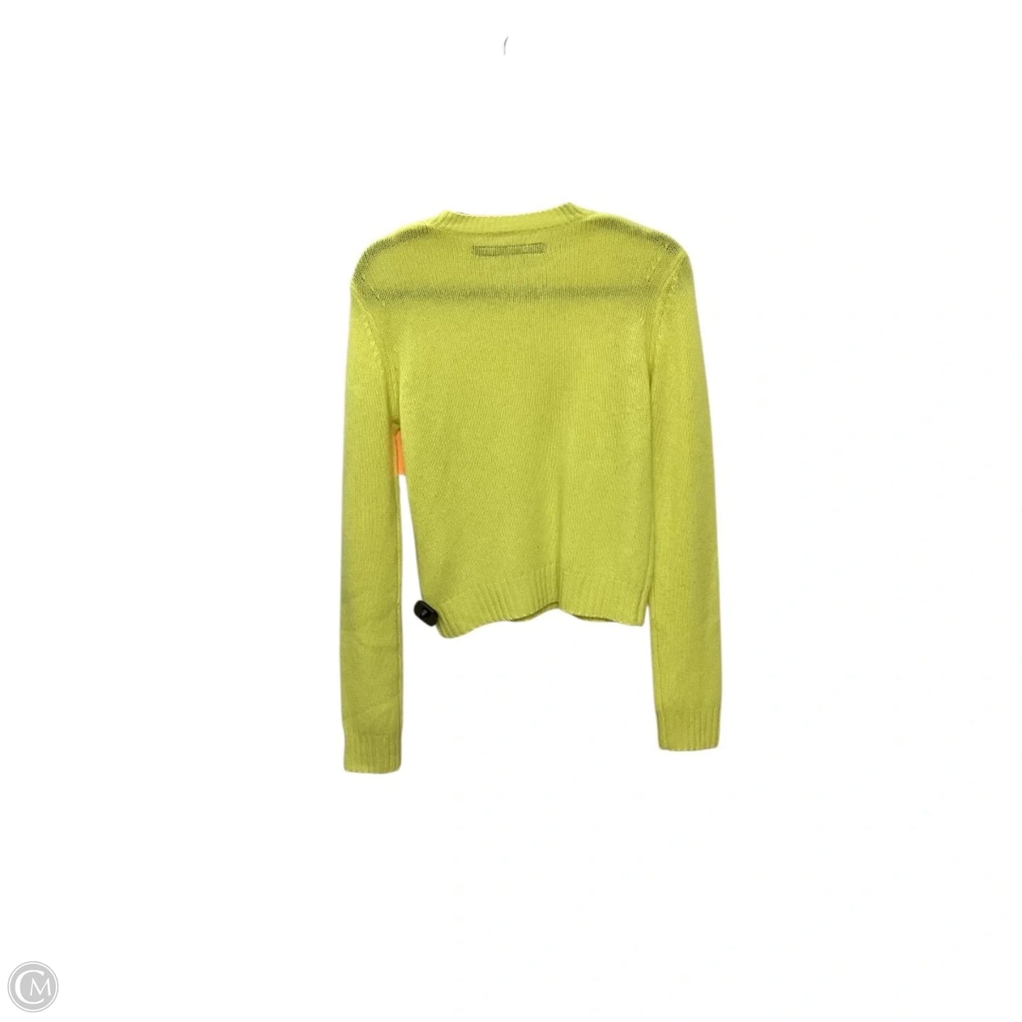 Designer Sweater By Clothes Mentor In Yellow, Size: S