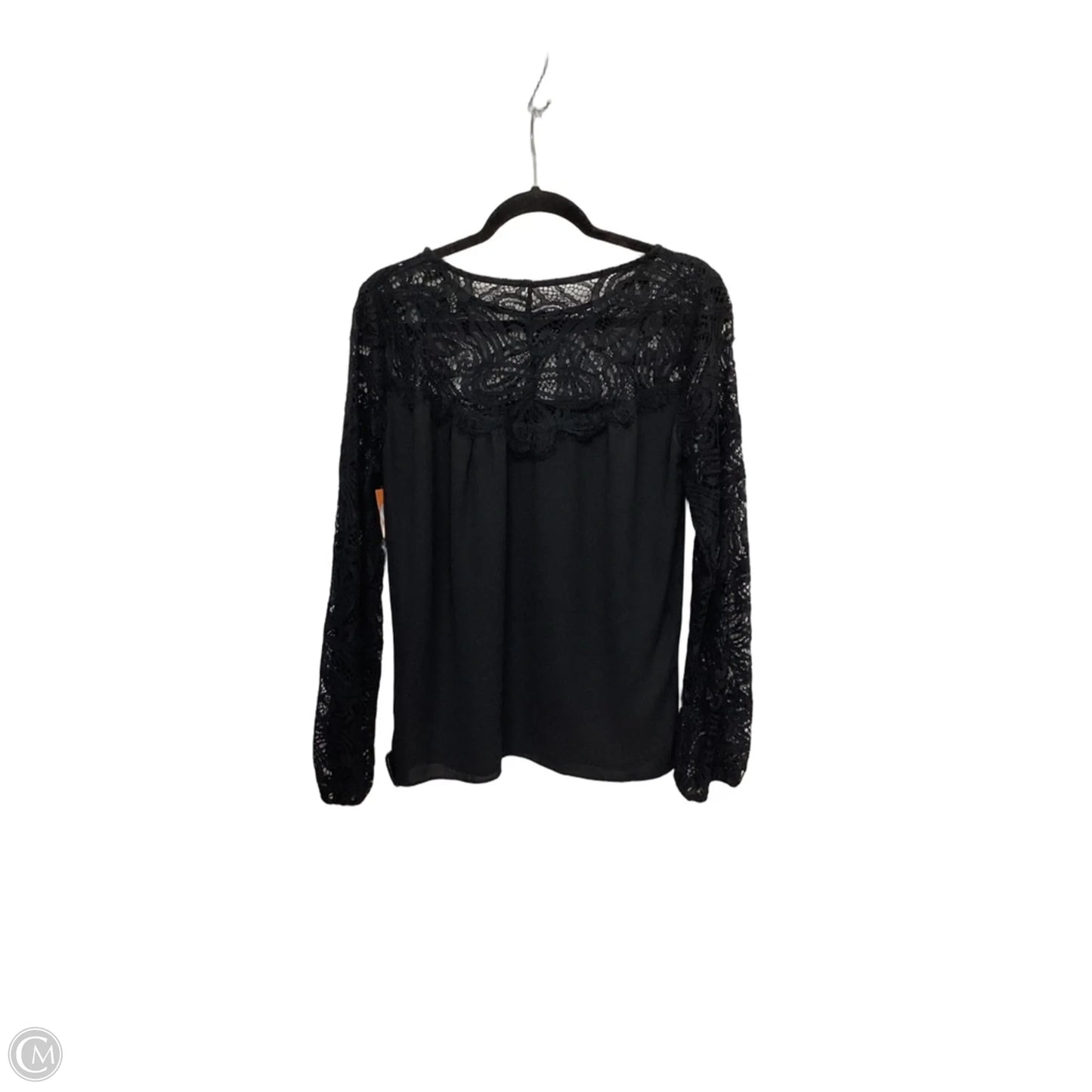 Top Long Sleeve Designer By Lilly Pulitzer In Black, Size: M