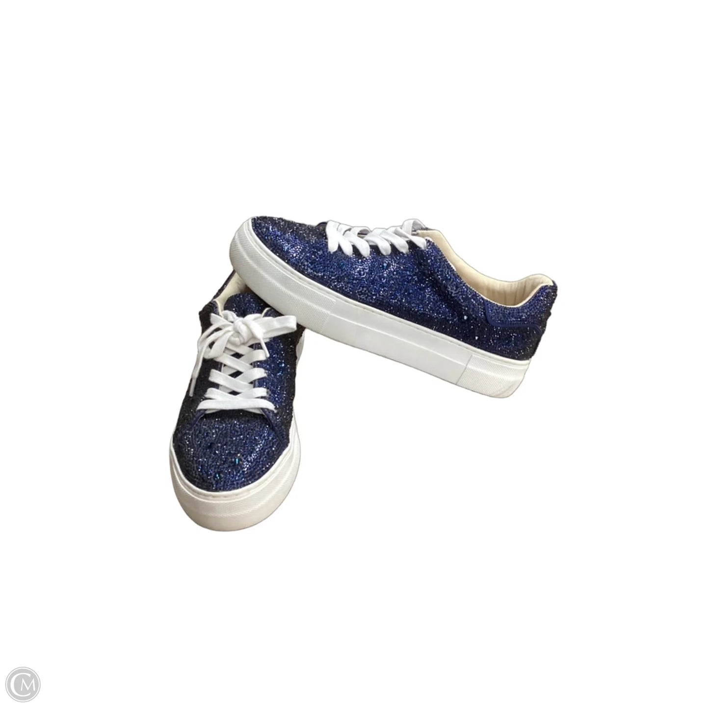 Shoes Sneakers By Betsey Johnson In Navy, Size: 8
