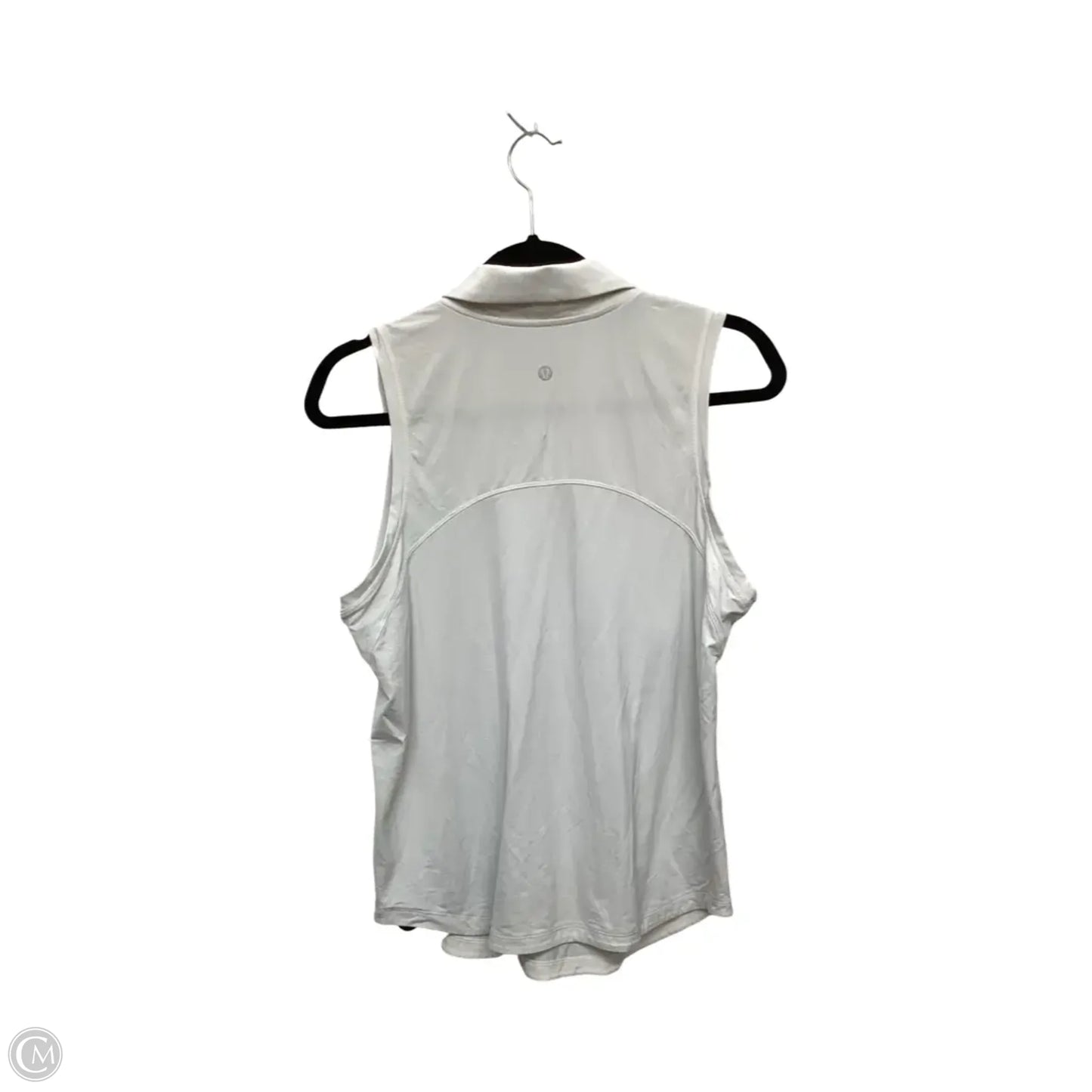 Athletic Tank Top By Lululemon In White, Size: 10